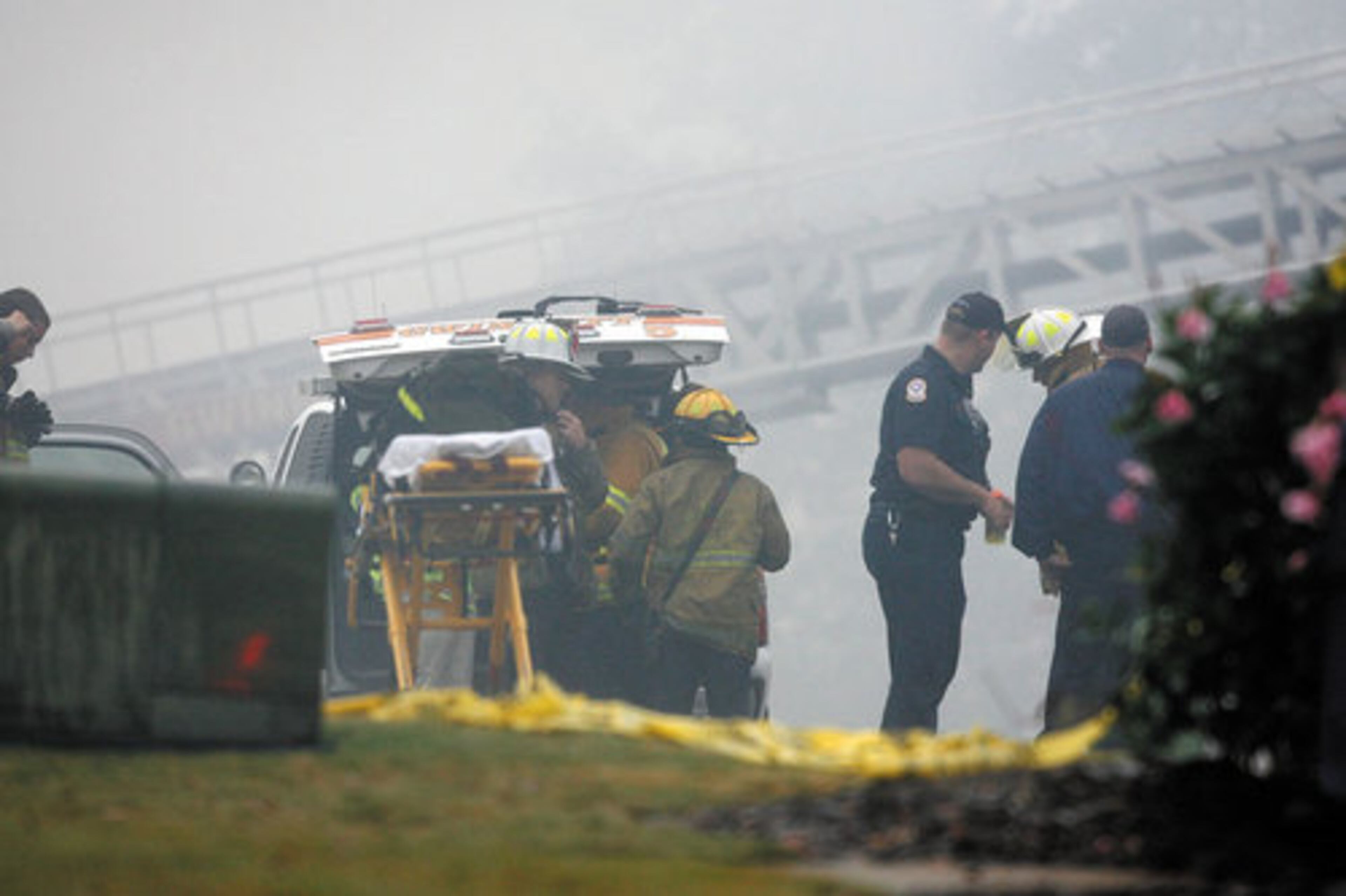 Emergency officials said there was no contact between the pilot and the Gwinnett air traffic control tower, and no distress signal was sent from the plane.