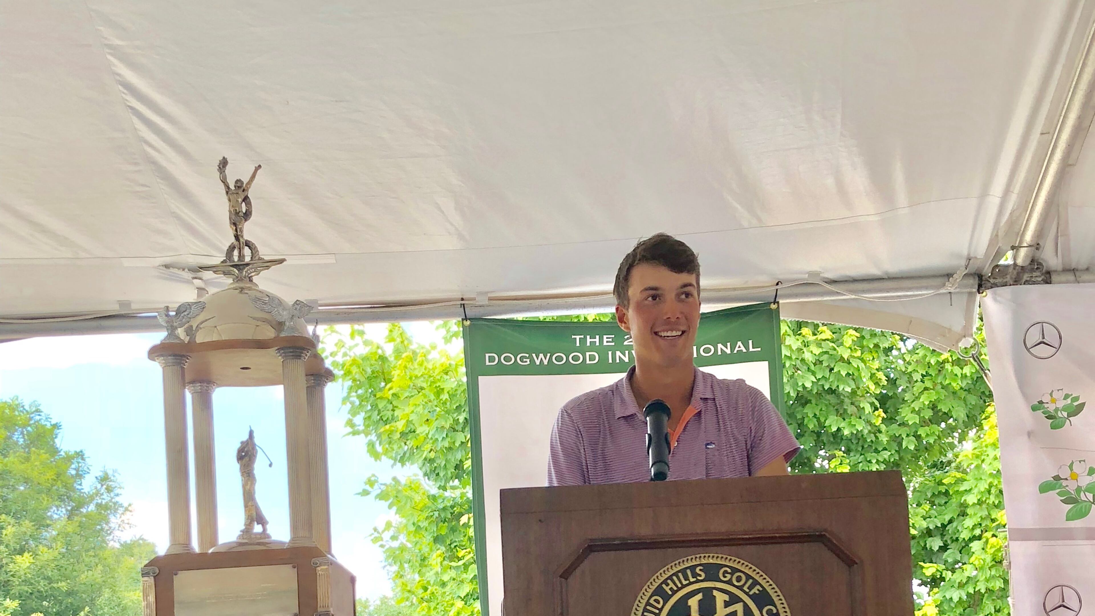 Ashton Poole claimed victory at the 2018 Dogwood Invitational. The University of Virginia junior shot 22 under par after four rounds.