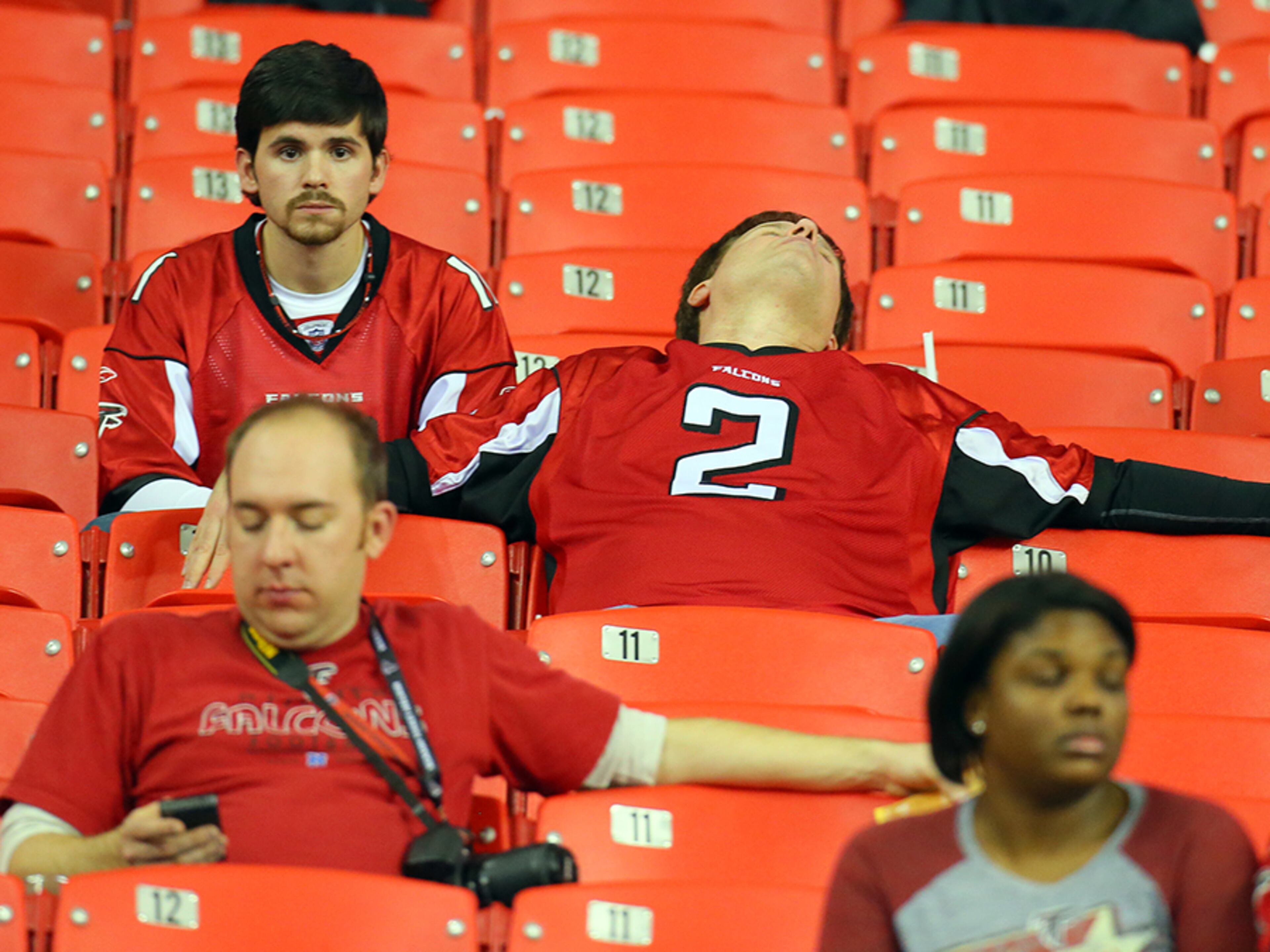 Forbes ranks Atlanta - again - as the "Most Miserable Sports City." Why? The Braves are perennial bridesmaids, the Falcons lost their only Super Bowl, and hockey has come and gone twice. The stats: Championships: 1-5; semifinals record: 6-10; Seasons/championships: 162/1; last title: 1995 (Braves).