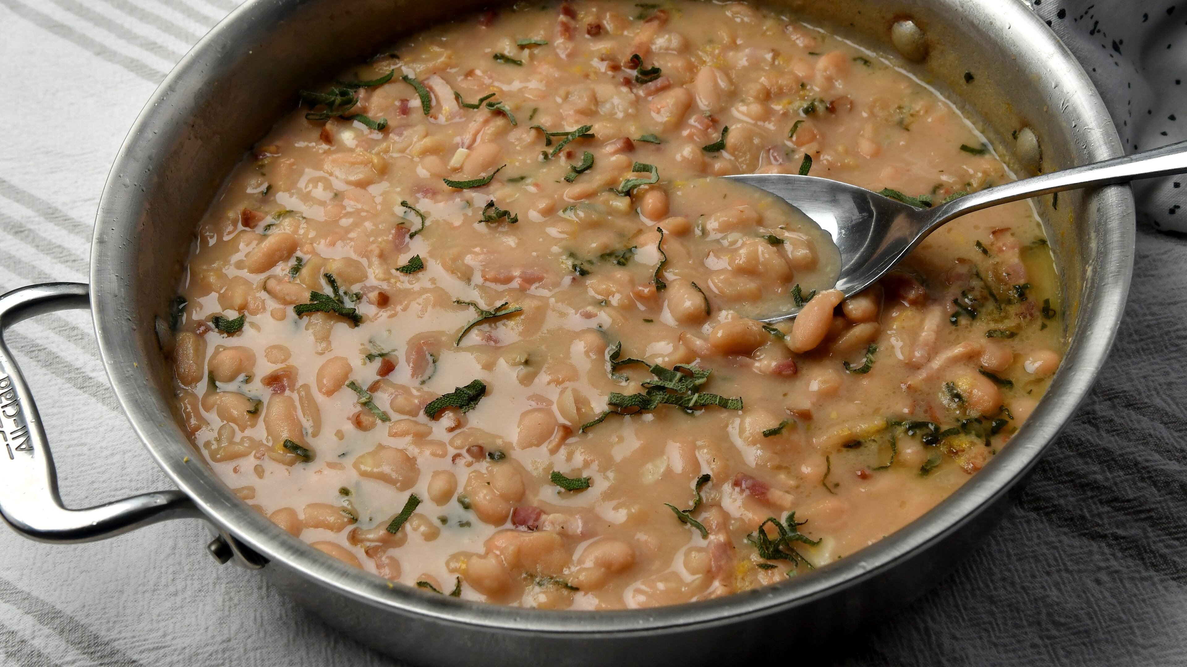 Creamy Beans with Herbs
(CHRIS HUNT FOR THE ATLANTA JOURNAL-CONSTITUTION)