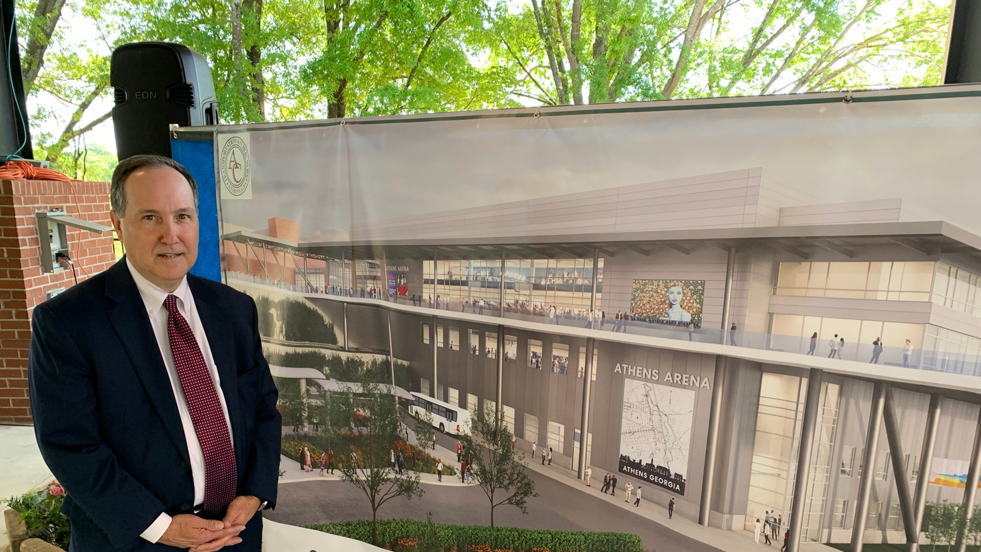 Paul Cramer, president and CEO of the Classic Center, shepherded the $130 million arena project, which is set to open in the fall of 2023.