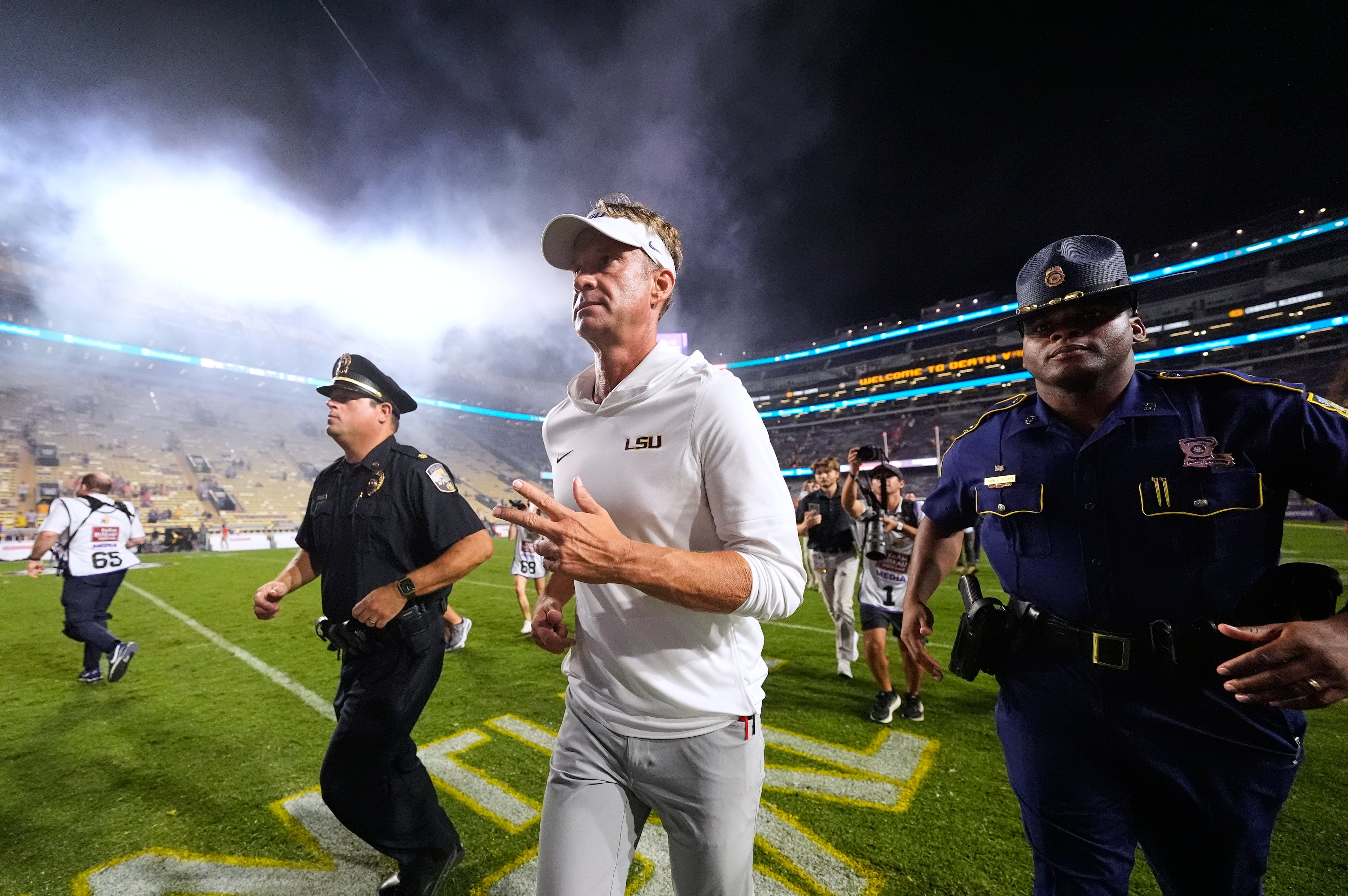 Clemson LSU Football Lane Kiffin