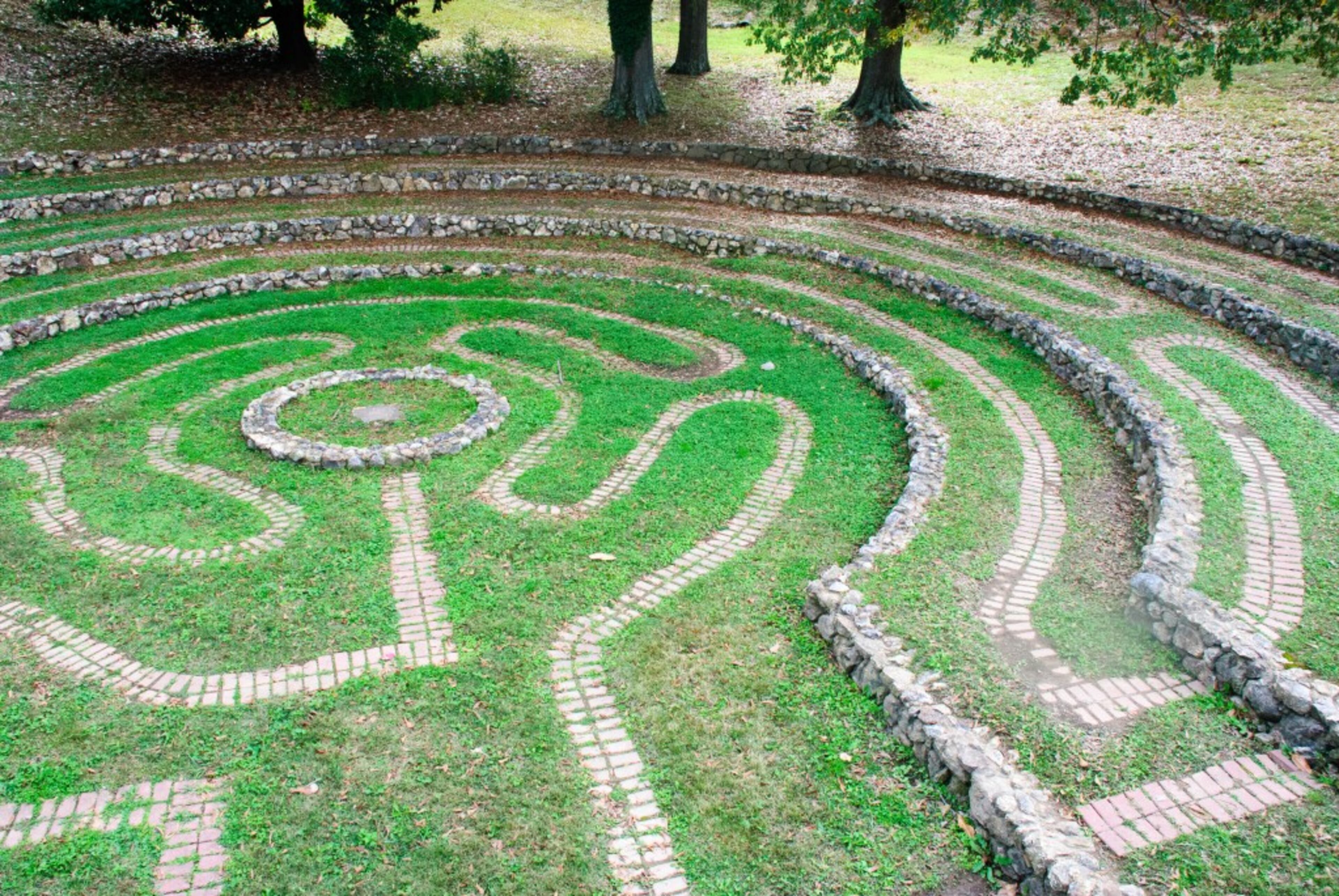 The Rome labyrinth was originally an amphitheater built in 1930s, but was repurposed by a local resident.