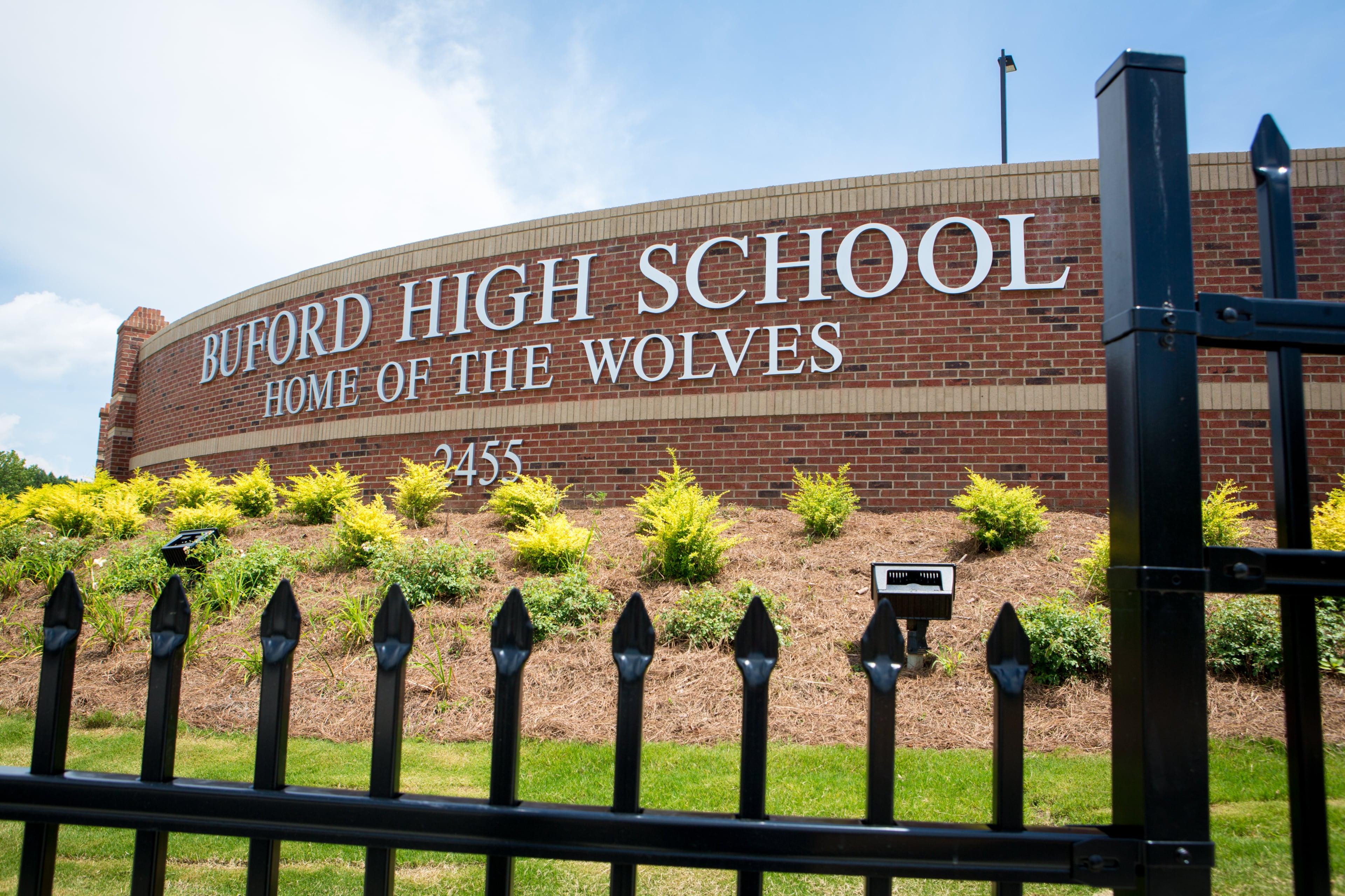 Photos from a tour of the new Buford High School in Buford, Ga., on Thursday, July 18, 2019. Classes will begin at the, 214,000 square foot school on August 7. (Casey Sykes for The Atlanta Journal-Constitution)