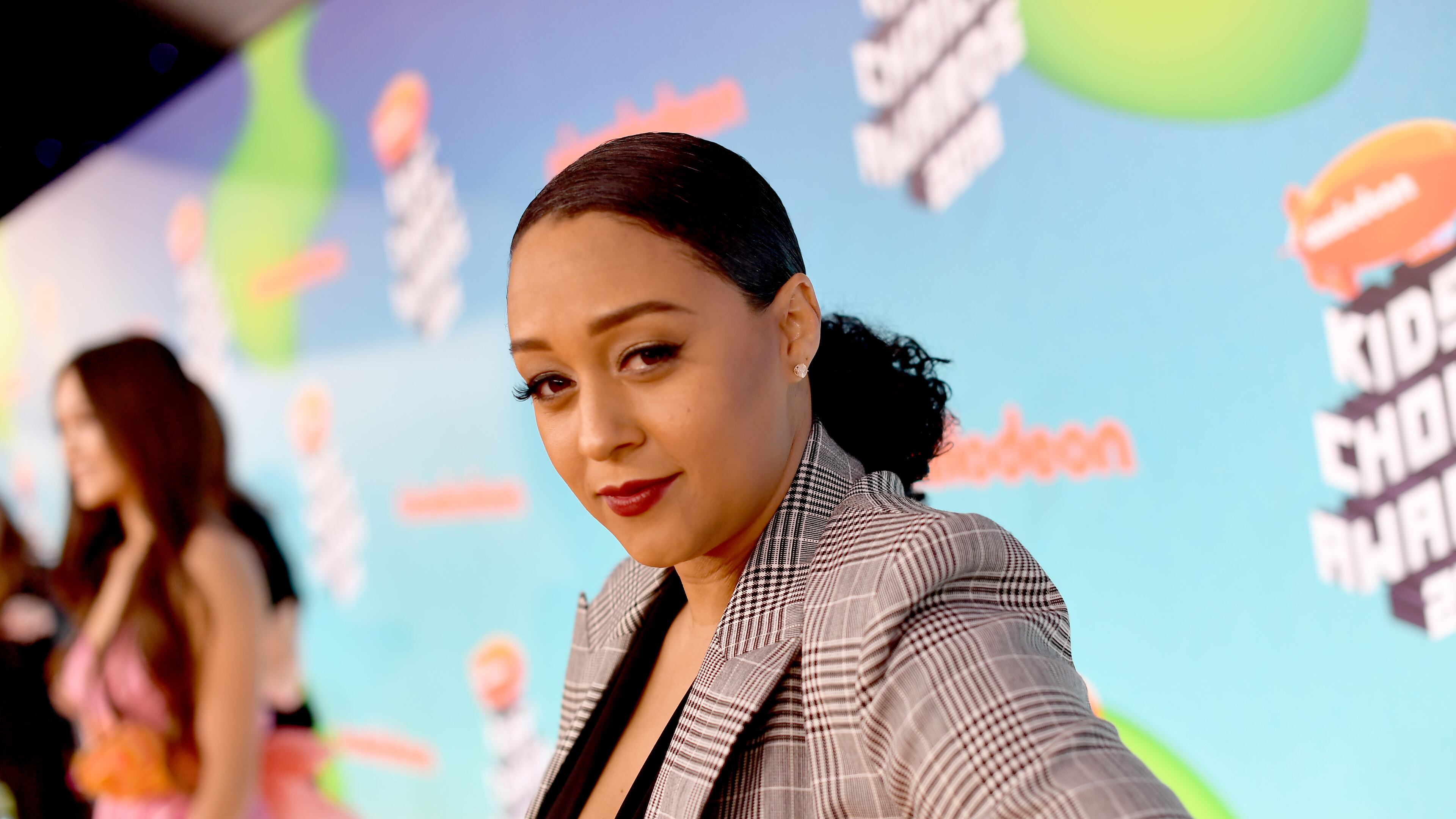 LOS ANGELES, CA - MARCH 23: Tia Mowry attends Nickelodeon's 2019 Kids' Choice Awards at Galen Center on March 23, 2019 in Los Angeles, California. (Photo by Matt Winkelmeyer/Getty Images)