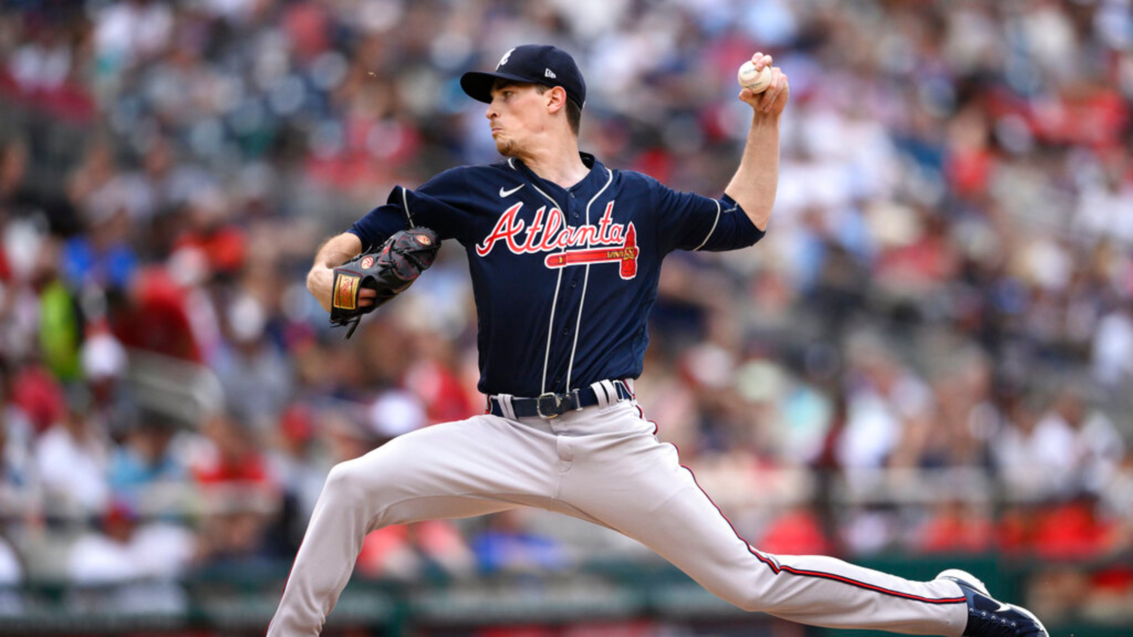 Braves All-Star pitcher Max Fried is solid, but the team needs another top starting pitcher besides Fried and Kyle Wright to repeat as World Series champions. (AP Photo/Nick Wass)