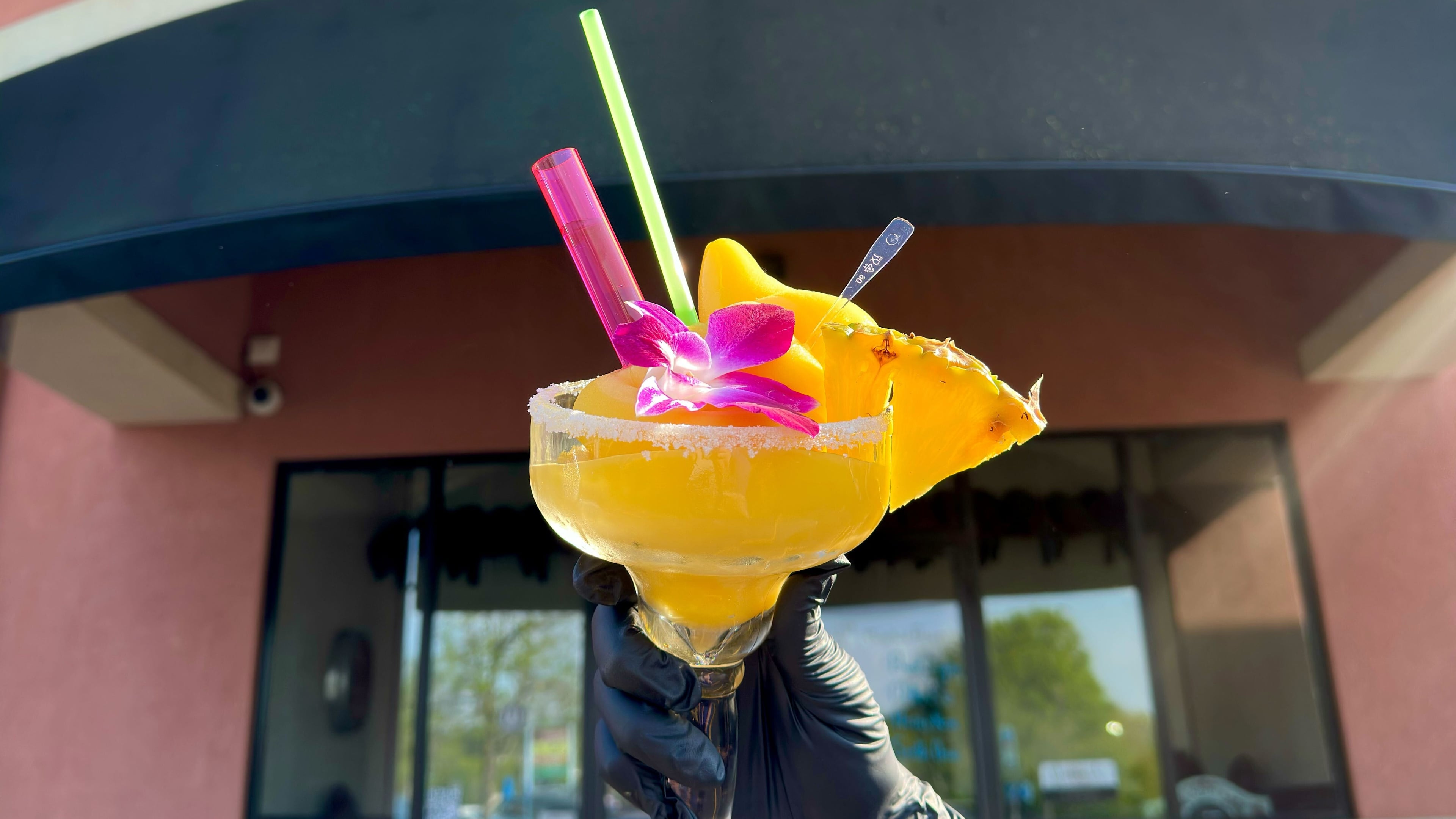 Los Bravos' Woodstock, Brookhaven and Decatur locations hopped onto the soft serve margarita trend with its own take on the indulgent cocktail. (Courtesy of Ana Angel)