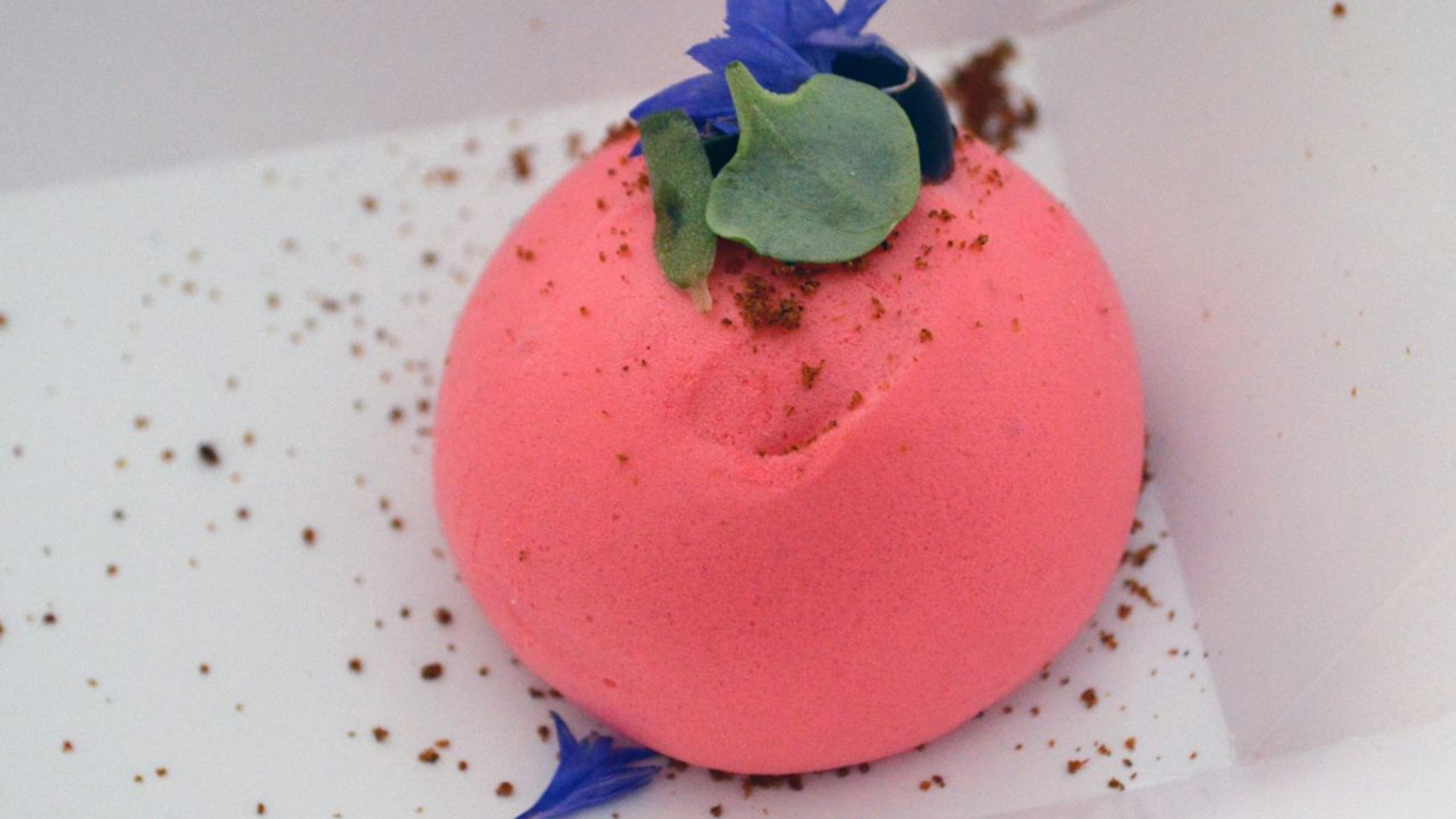 Woodfire Grill's "caprese salad" with tomato meringue