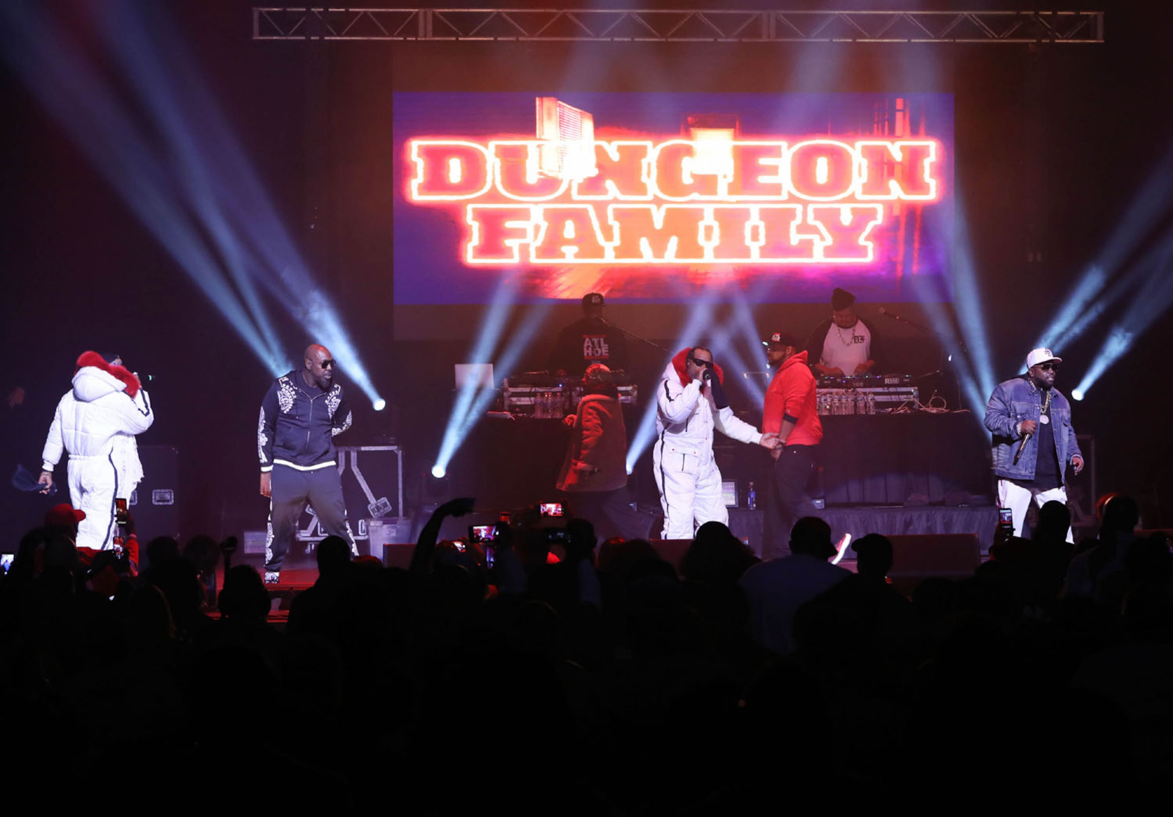 Goodie Mob and Big Boi perform as the Atlanta-based hip-hop collective known as the Dungeon Family brought its Reunion Tour for a sold-out show at the Fox Theatre on Saturday, April 20, 2019. The Dungeon Family Reunion Tour features Big Boi, Goodie Mob, YoungBloodz, KP the Great and Kneel & Rey. (Photo:
Robb Cohen Photography & Video /RobbsPhotos.com)