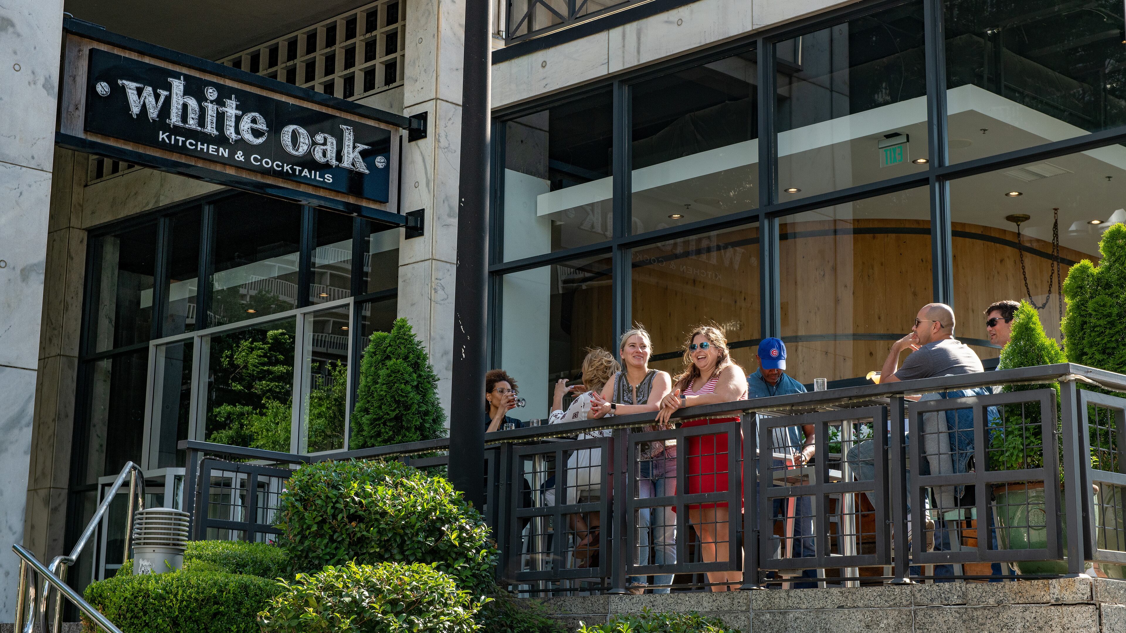 The patio at White Oak Kitchen & Cocktails.