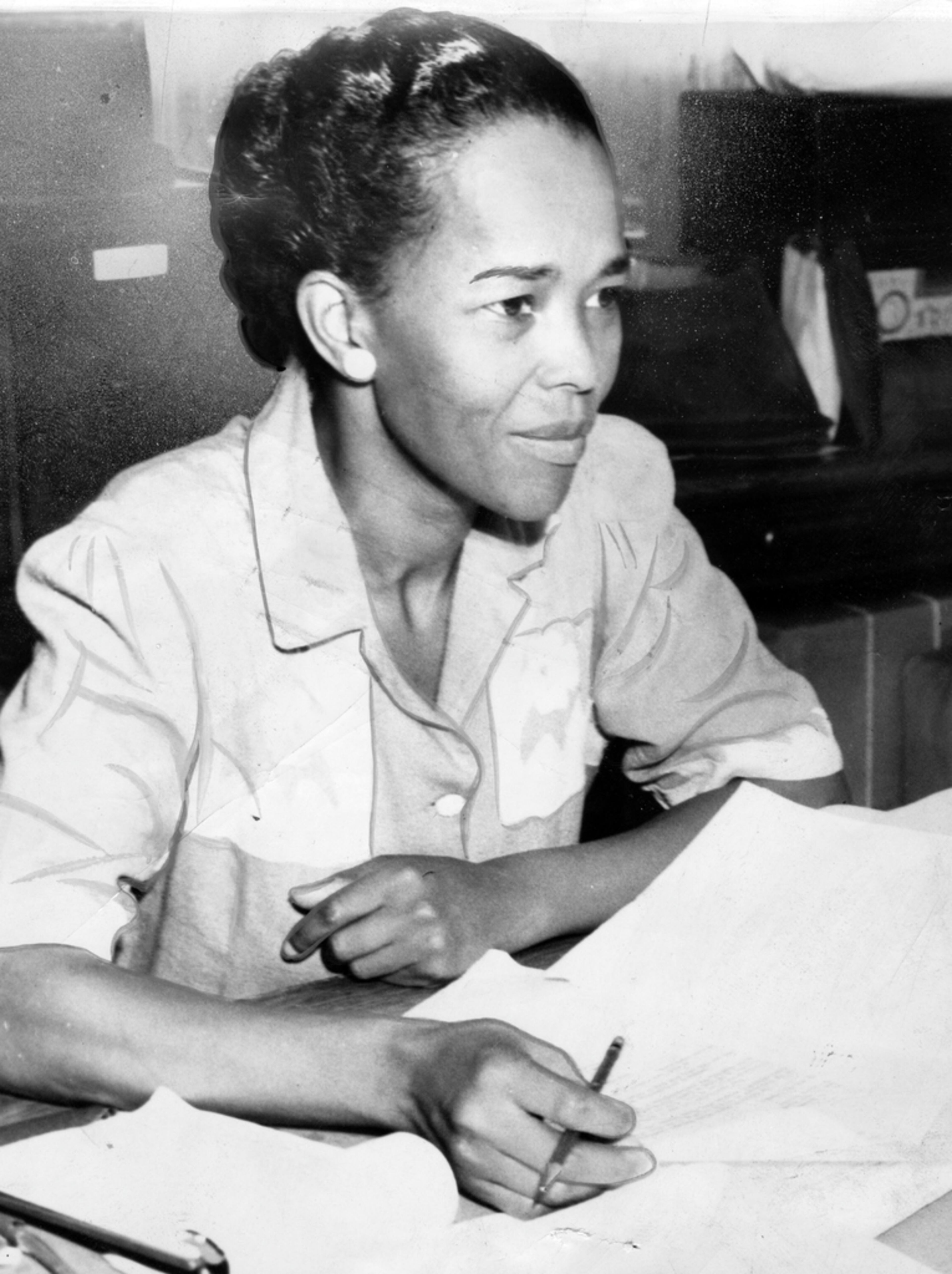 Civil rights activist Ella Baker was born Dec.13, 1903, and spent most of her life active in organizations advocating for equal rights, including the SNCC, the NAACP and the SCLC. She died on her 83rd birthday, December 13, 1986. (Photo by Afro American Newspapers/Gado/Getty Images)