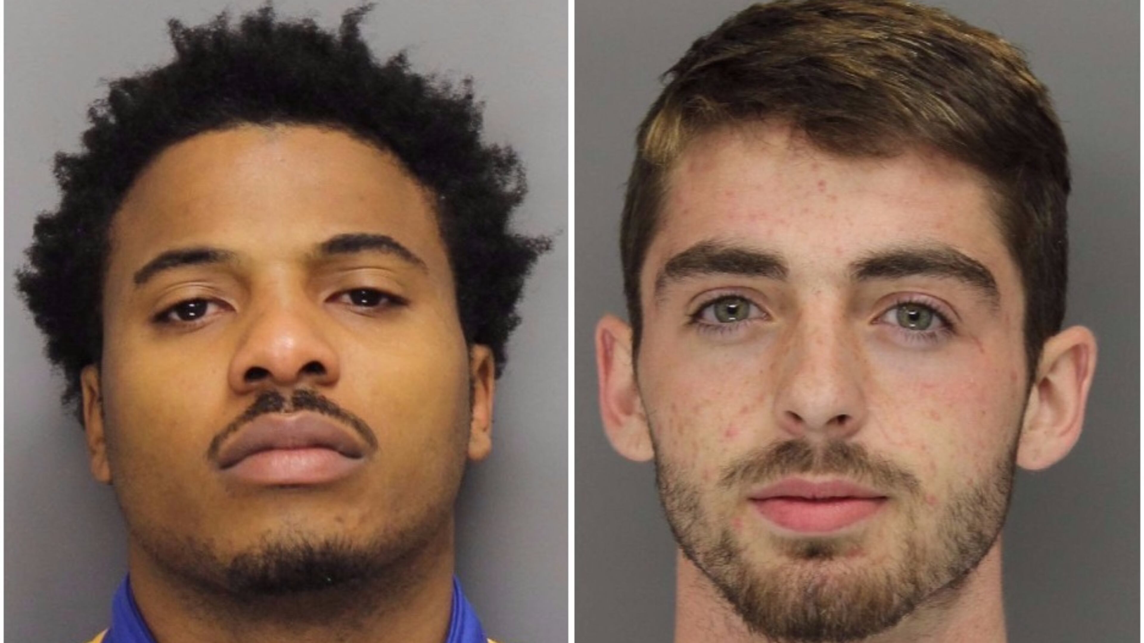 Mugshots of Adam Summers (left) and James Reynal