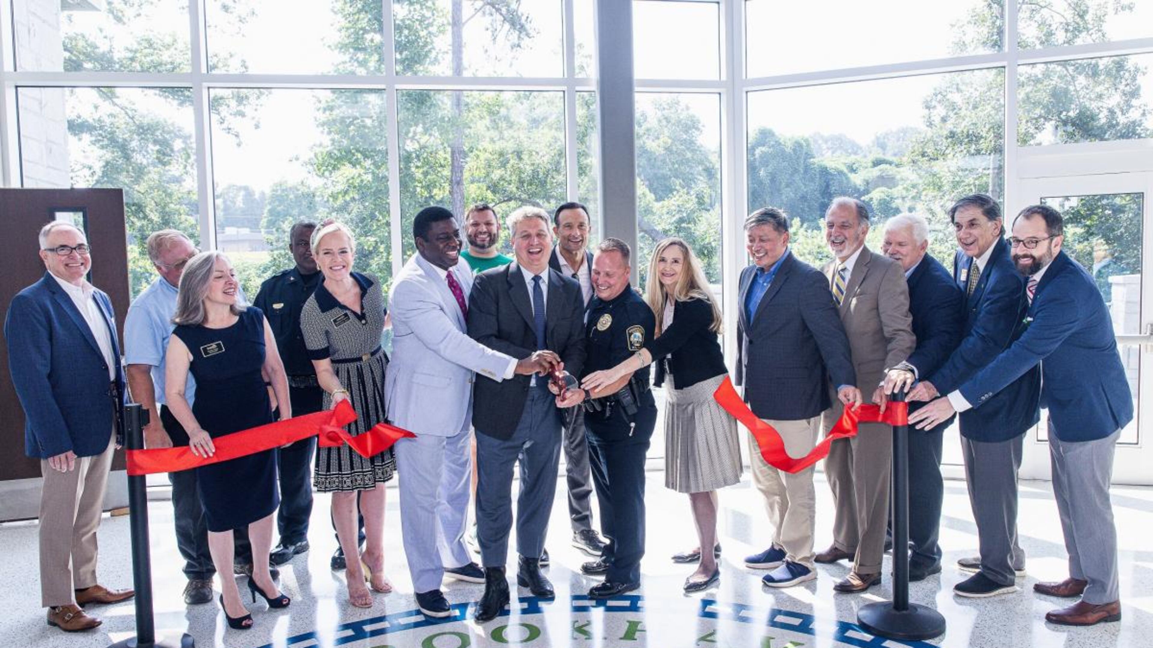 For $15 million, Brookhaven's new public safety building is 33,000 square feet at 1793 Briarwood Road on the Peachtree Creek Greenway. (Courtesy of Brookhaven)