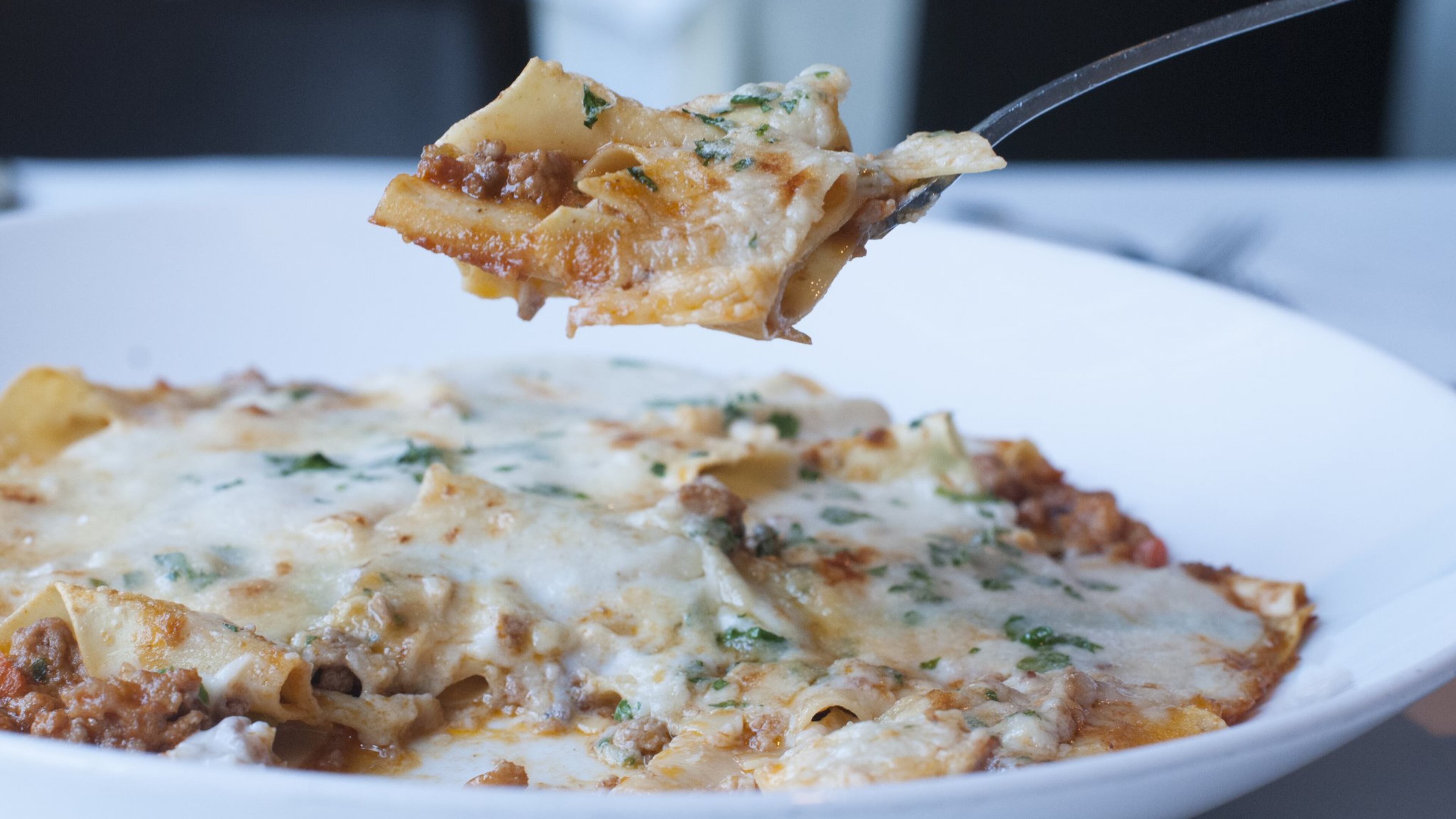 Nutmeg gives the white sauce its soul in the lasagnette alla bolognese at Sotto Sotto. (Alarcon Design)