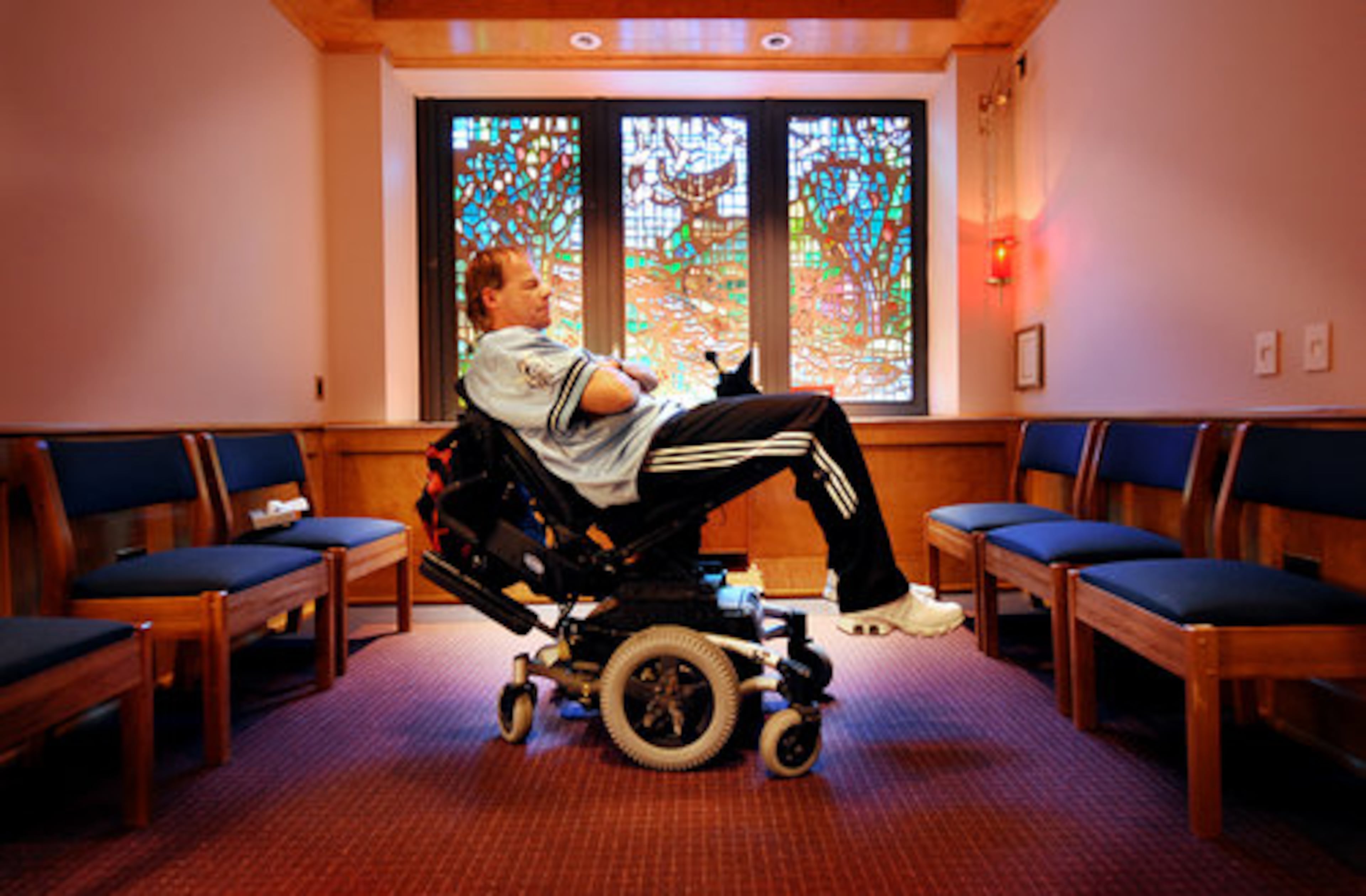 Lex Luger, a former pro wrestler known as "The Total Package," is now fighting to regain use of his limbs after a spinal injury. The injury -- from 30 years of football and wrestling -- struck him on a cross-country flight last fall and left him a quadriplegic.