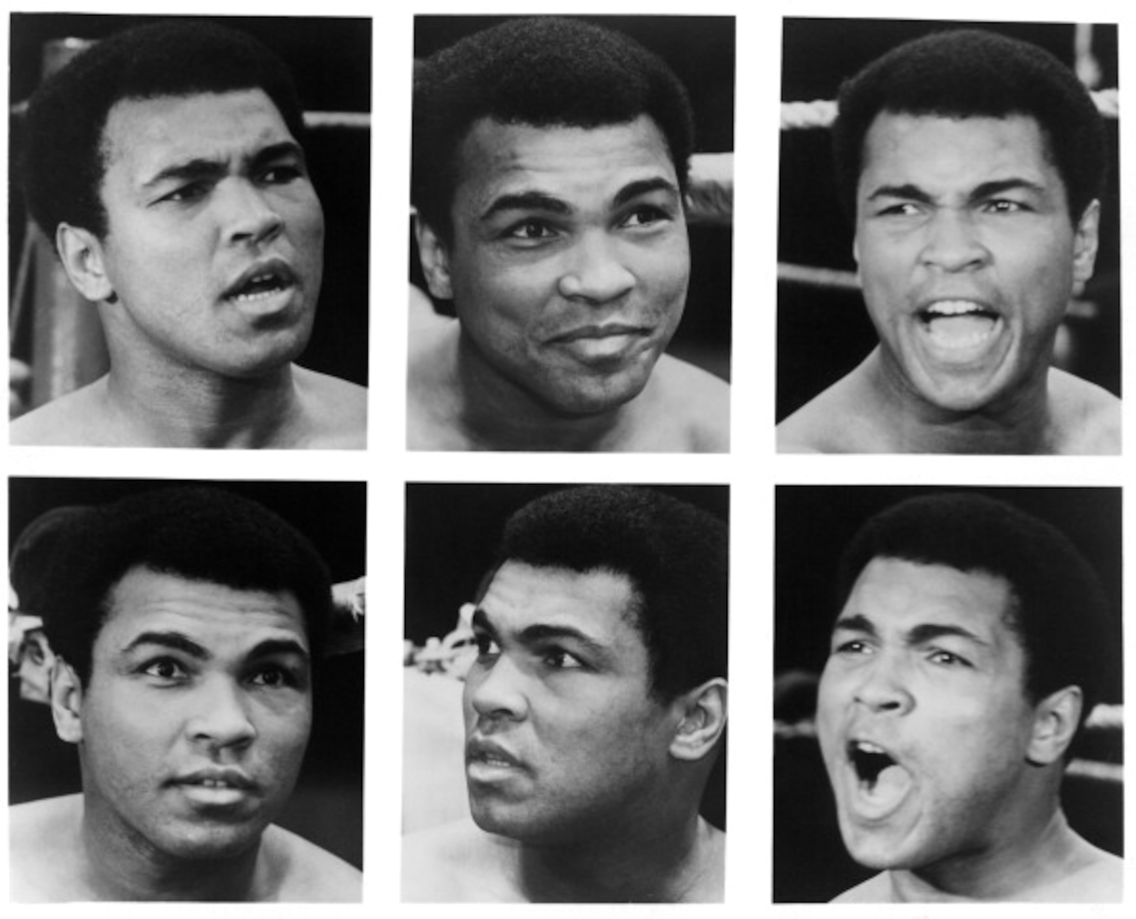 CIRCA 1960: Many poses of Muhammad Ali.(Photo by: The Ring Magazine/Getty Images)