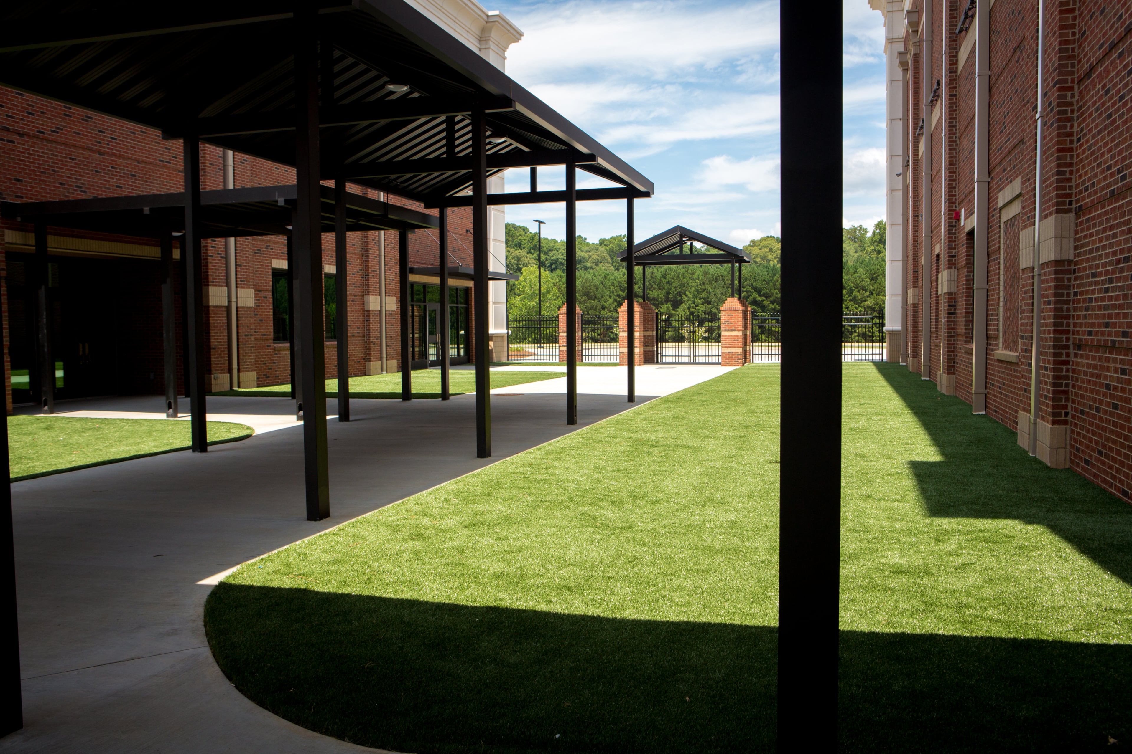 Photos from a tour of the new Buford High School in Buford, Ga., on Thursday, July 18, 2019. Classes will begin at the, 214,000 square foot school on August 7. (Casey Sykes for The Atlanta Journal-Constitution)