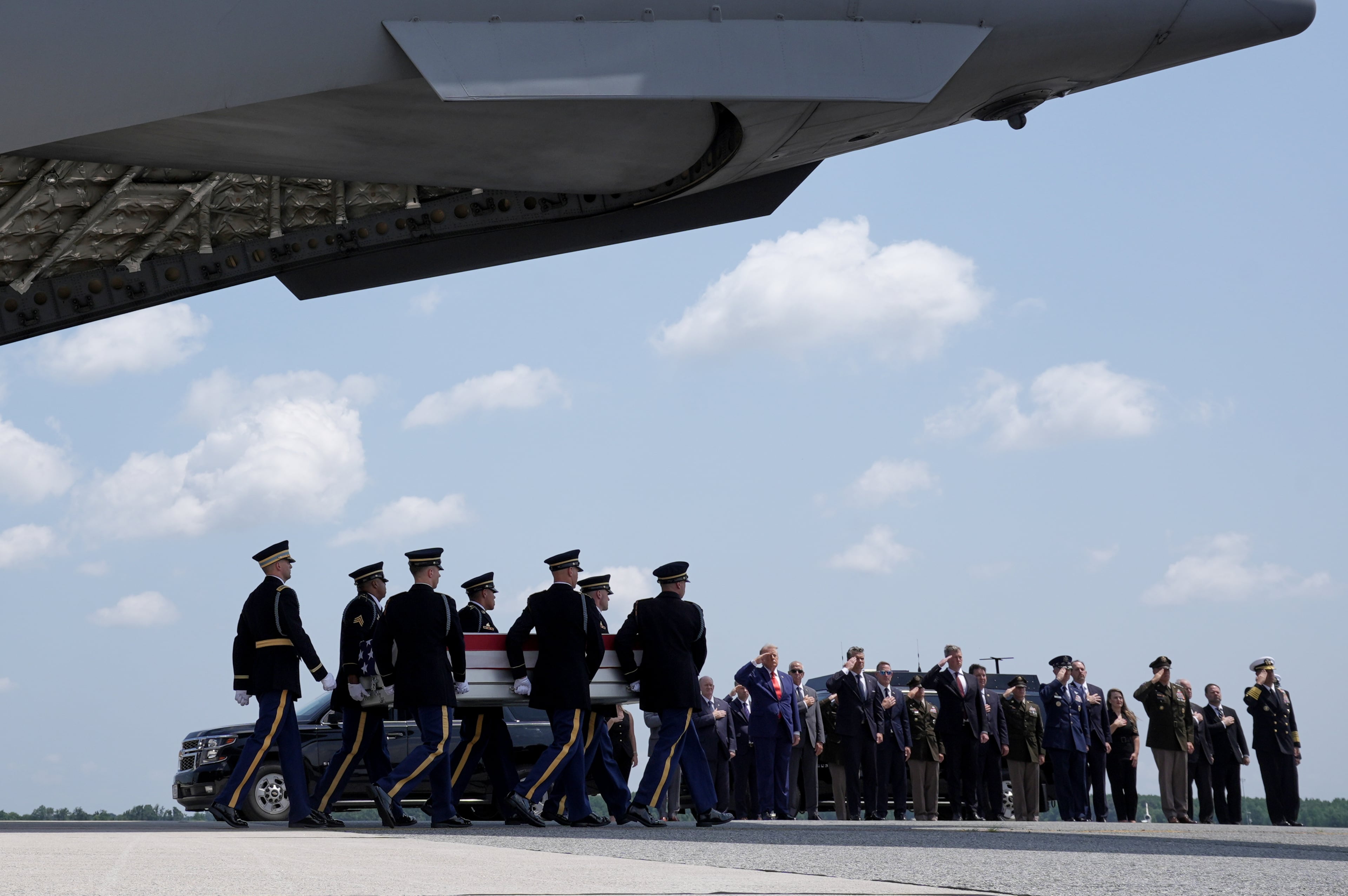 Trump Dignified Transfer