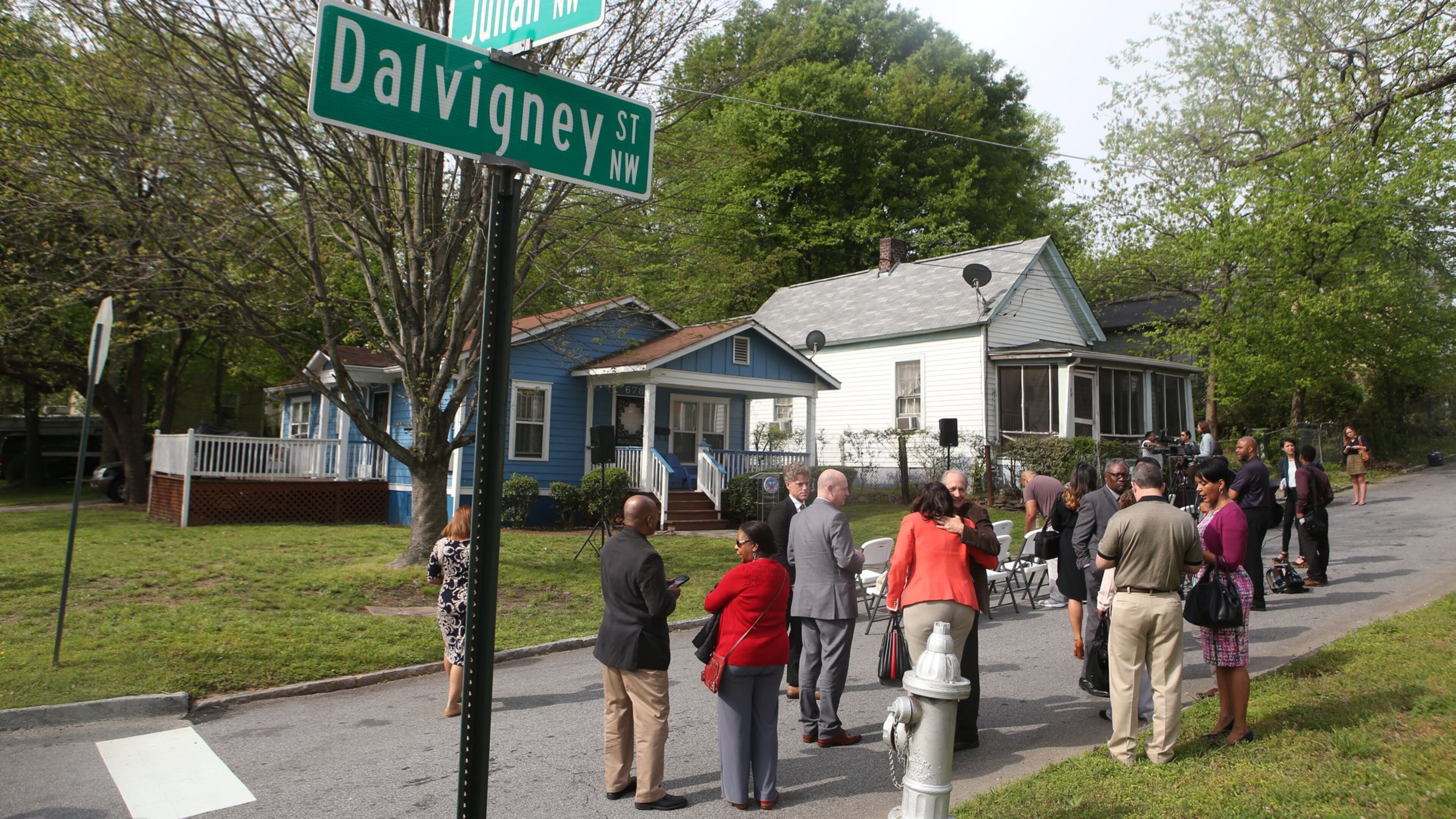 The city unveiled in April a program to help keep homeowners from being displaced in neighborhoods near Mercedes-Benz Stadium. (HENRY TAYLOR / HENRY.TAYLOR@AJC.COM)