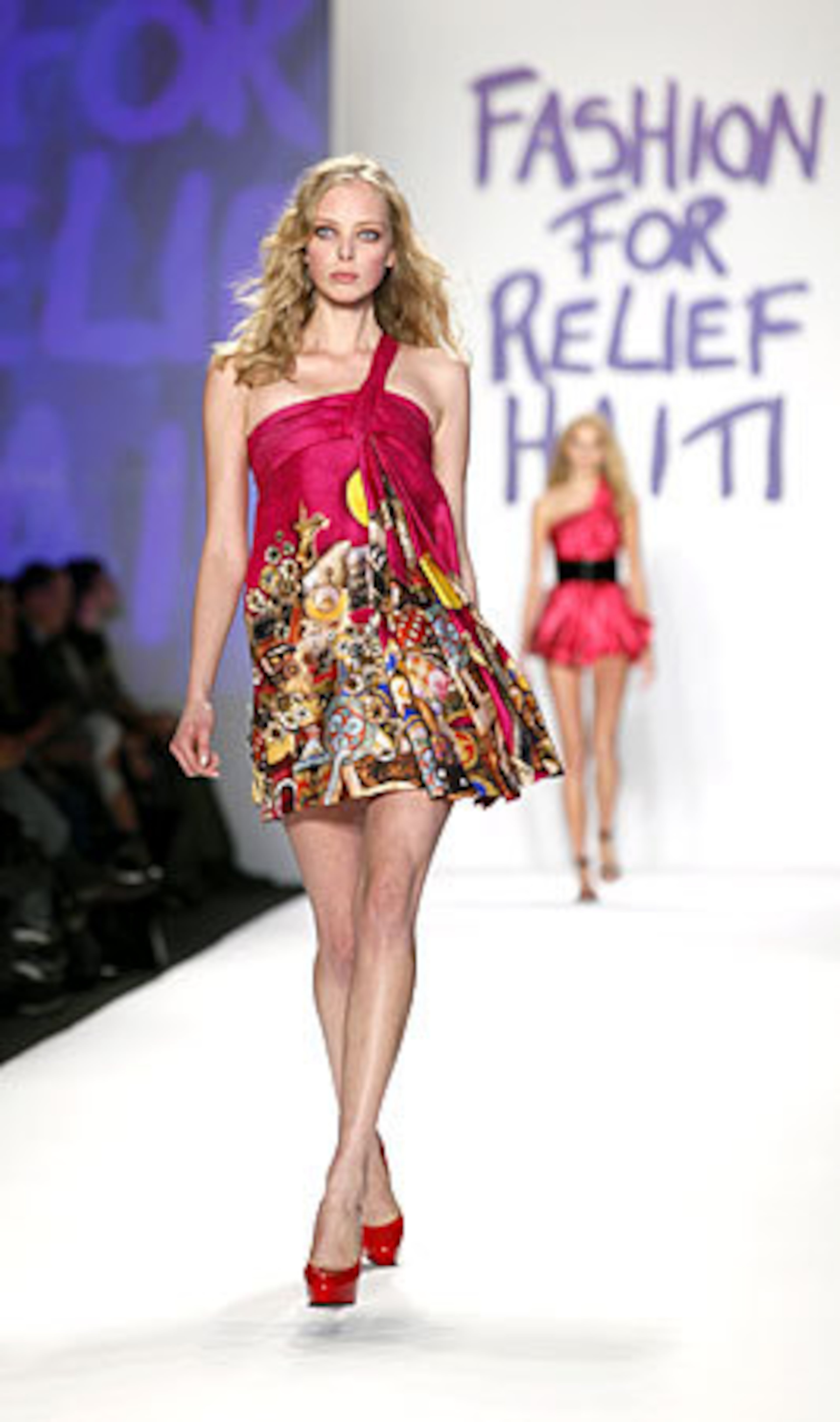 The audience was mostly paying ticketholders instead of the editors, stylists and retailers that normally fill the seats at fashion shows.