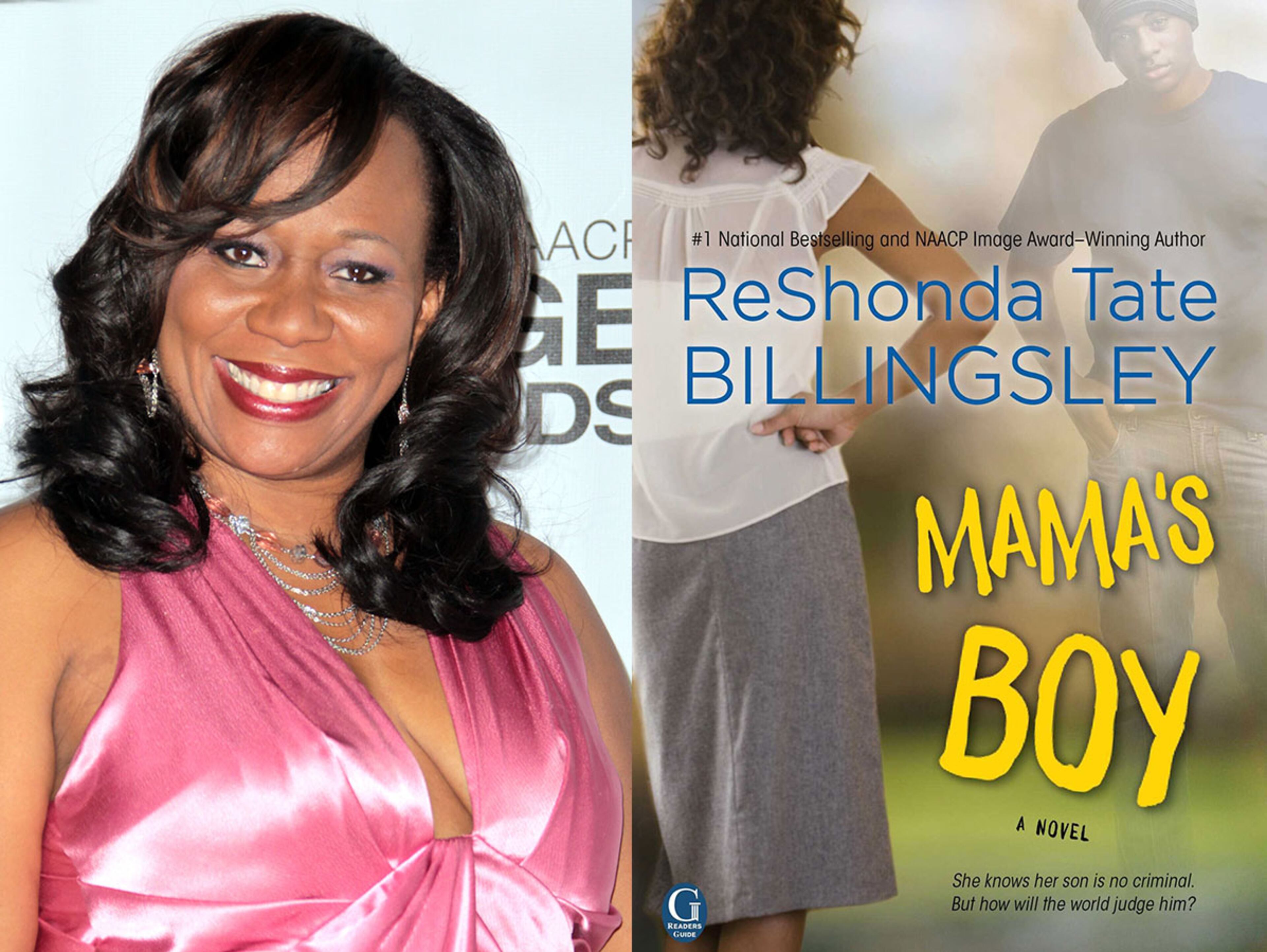 Author ReShonda Tate Billingsley will present her new book, the timely "Mama's Boy."