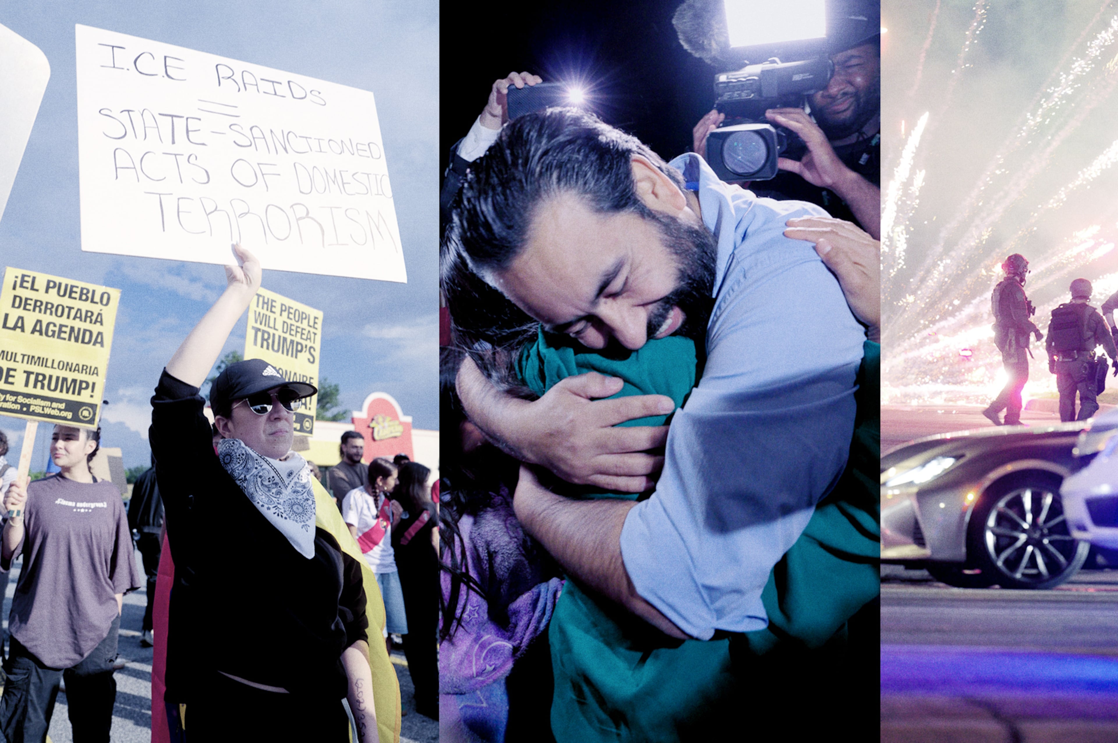 Stills from "ICE Sweeps Georgia" Peabody Win