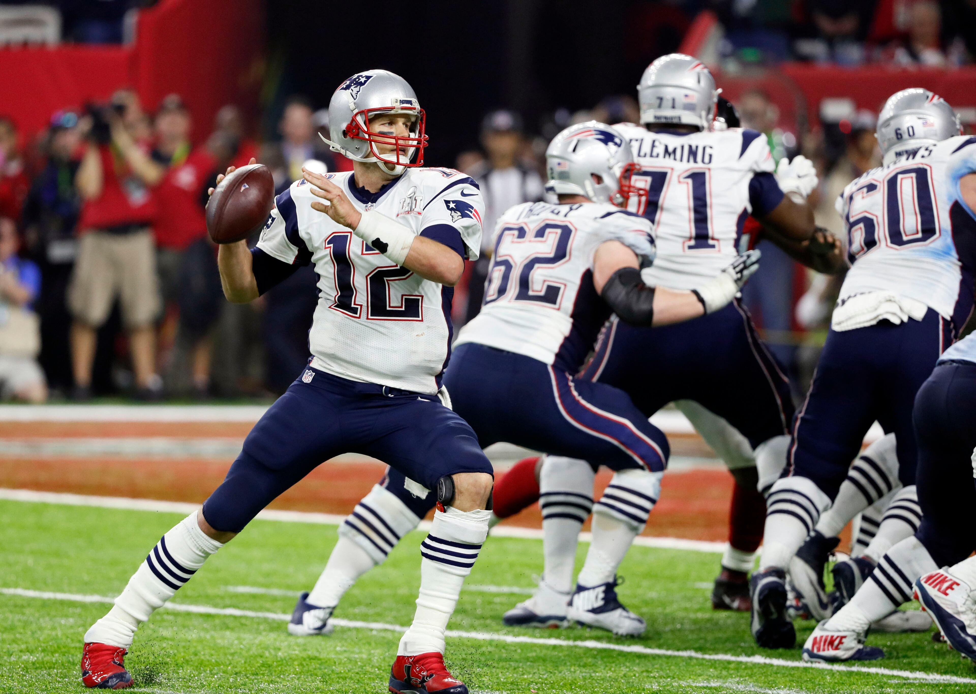 No. 2 on the list is Tom Brady of the Patriots. Brady, Rodgers and Ryan are the three QBs on the top 10 list.