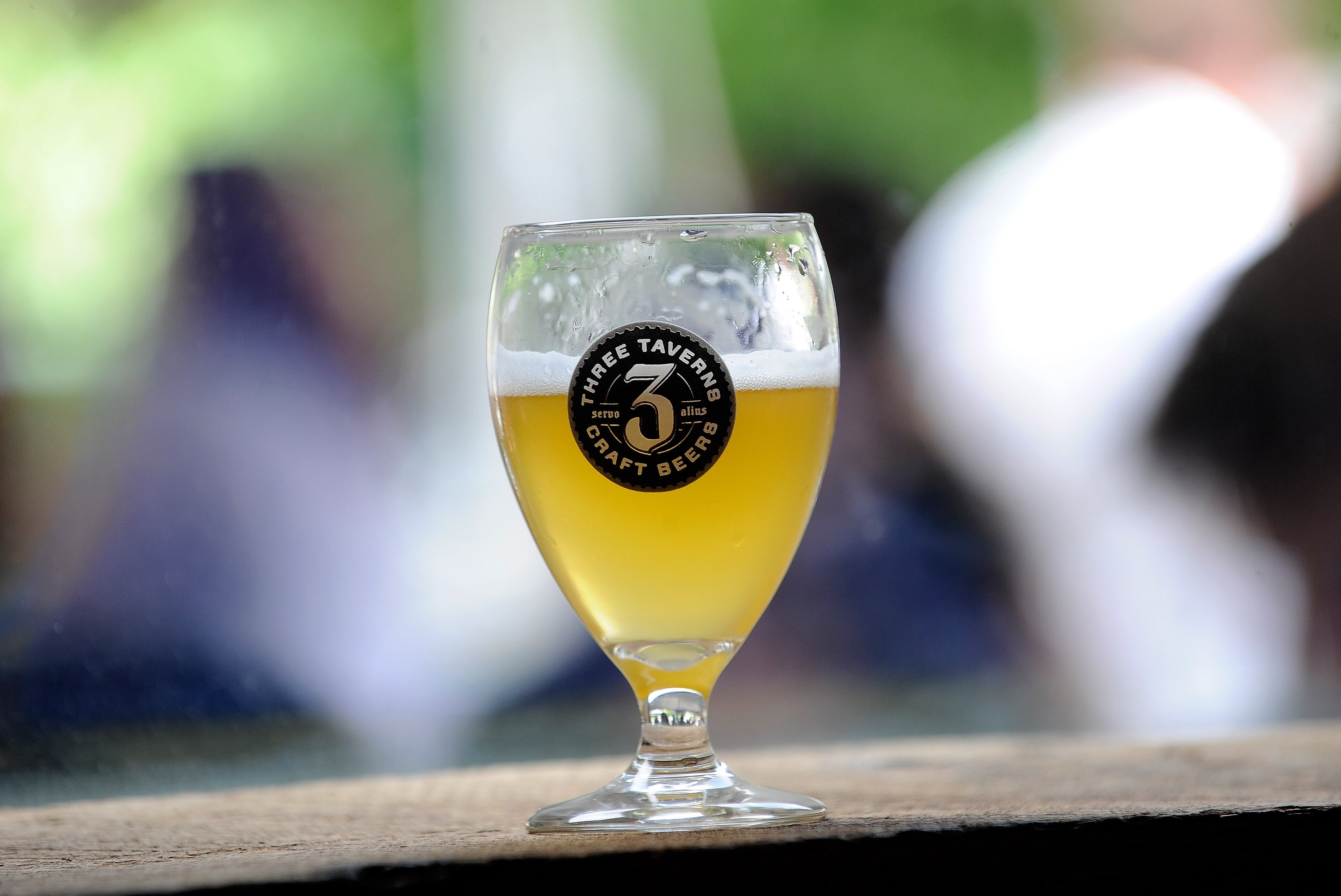 Owner and brewmaster Brian Purcell's traditional Belgian-style beers were voted a fan favorite at the Atlanta Hawks 2014 Hawktoberfest event. David Tulis / AJC Special