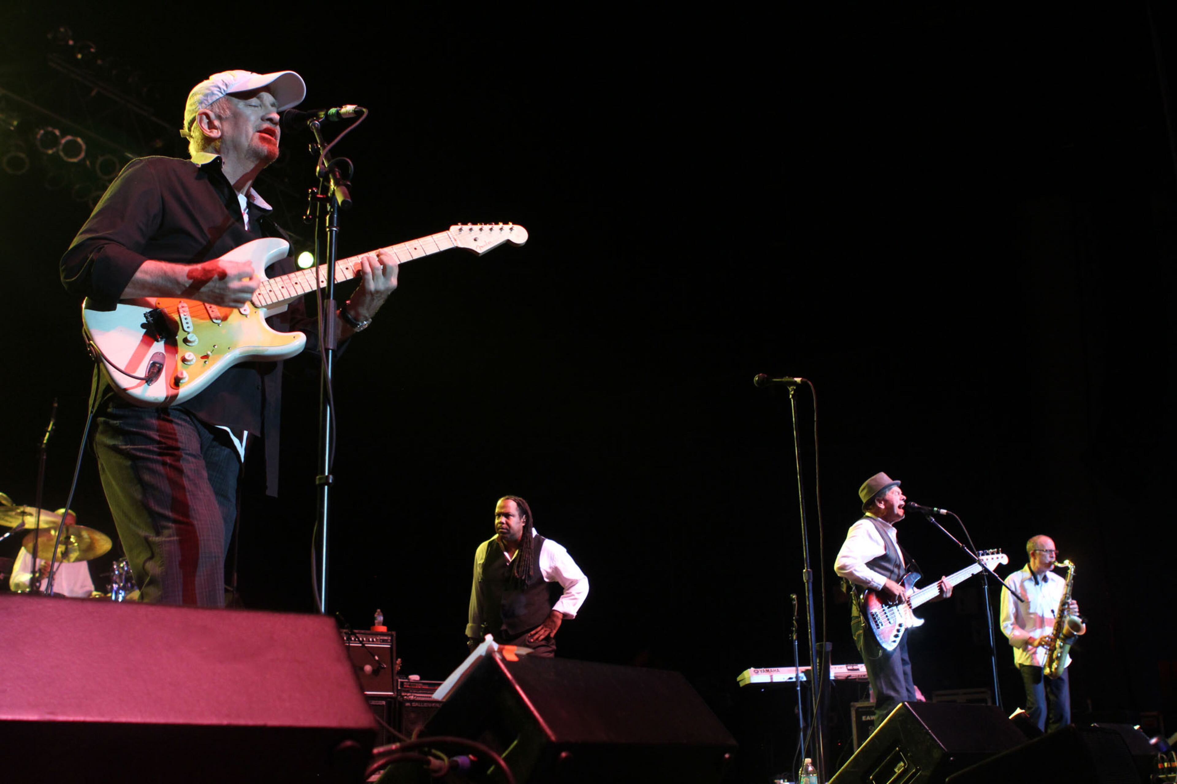 The Average White Band (aka AWB), a Scottish funk and R&B band formed in the '70s, performs some of their greatest hits such as "Pick up the Pieces" and "Cut the Cake," at the 2013 Flashback Festival at Aaron's Amphitheatre at Lakewood in Atlanta on Saturday.