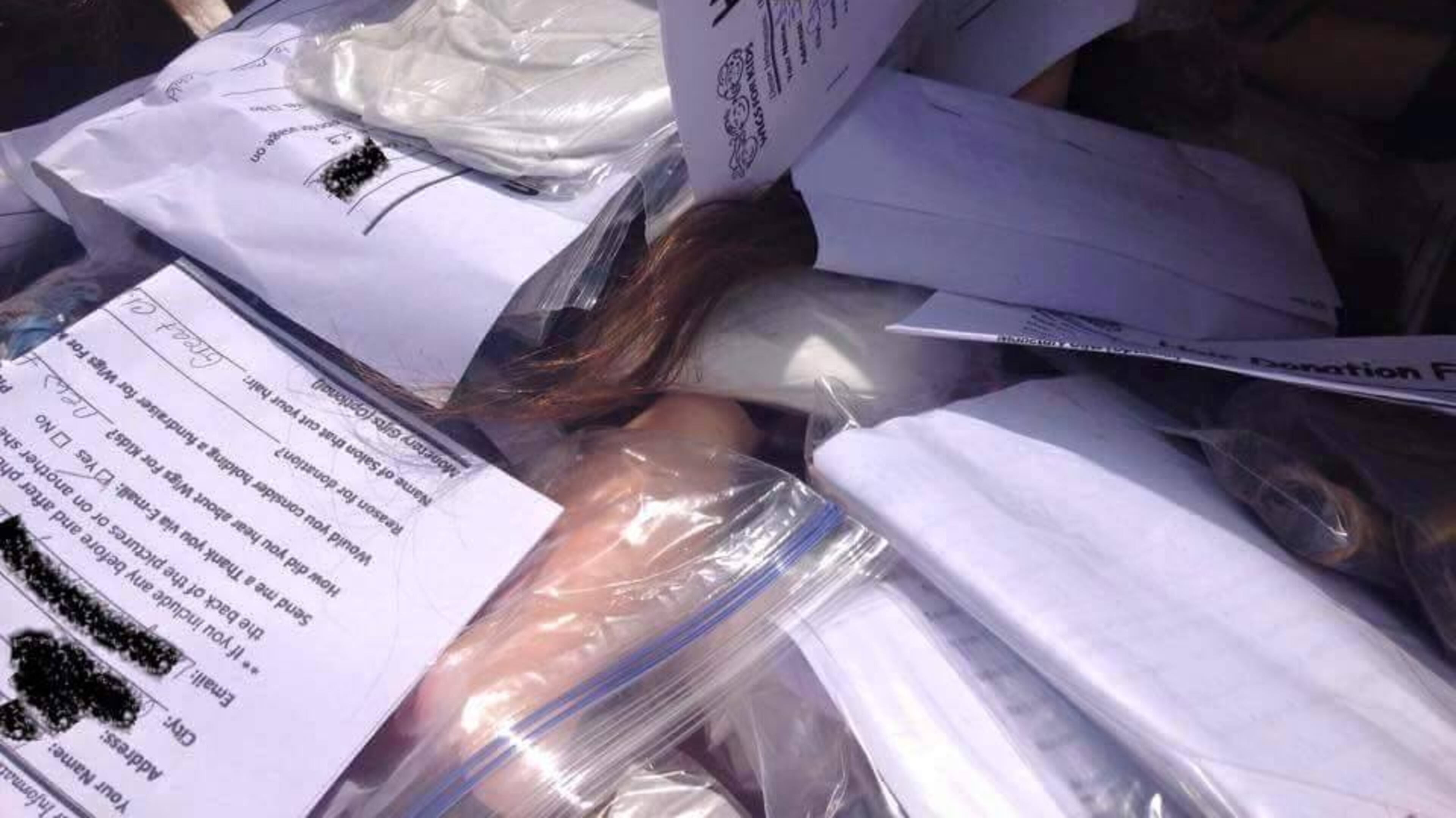 Hair meant for donations found in dumpster in Gastonia