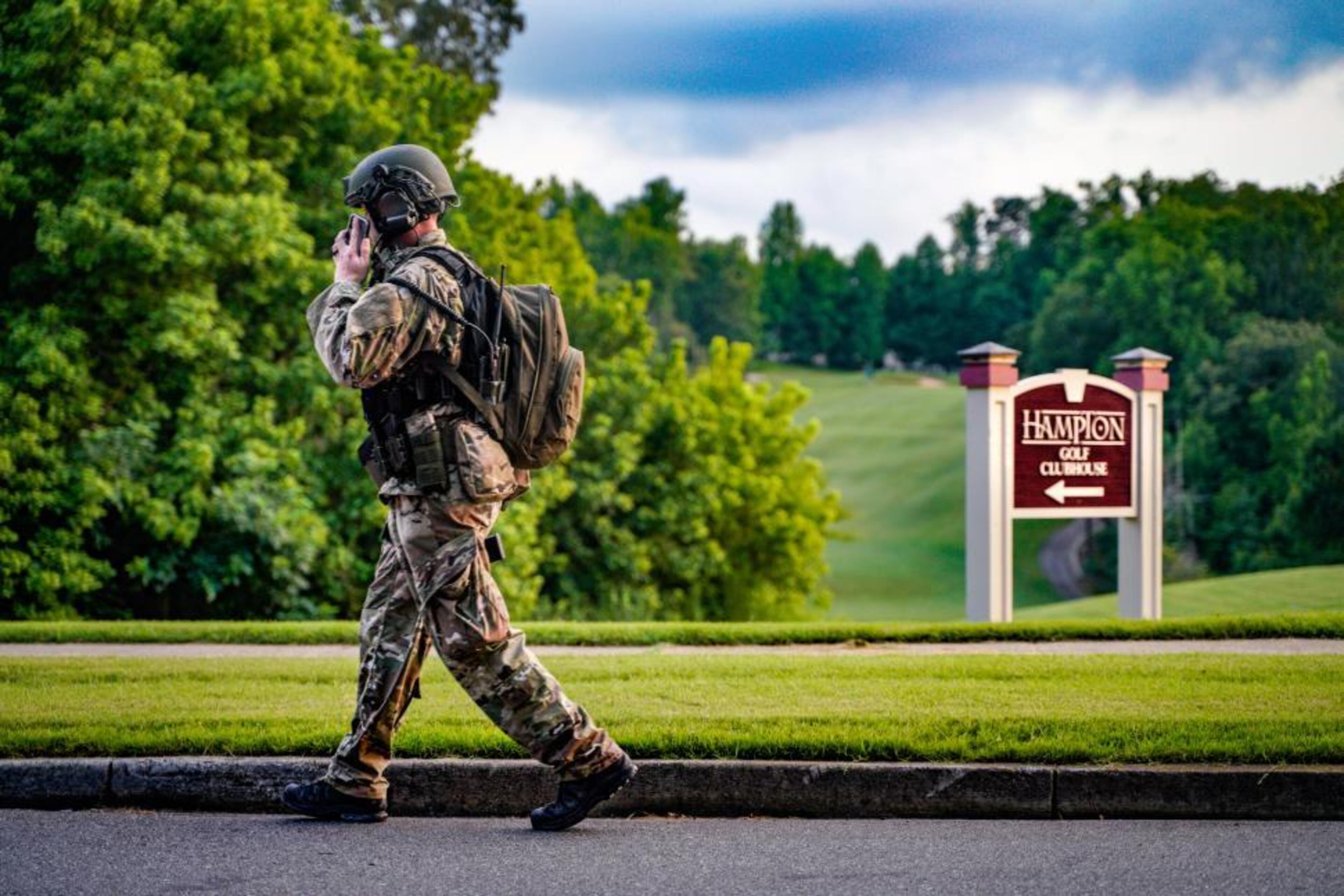 A nearly nine-hour SWAT standoff inside a Forsyth County neighborhood came to a peaceful end about 3:30 a.m. Friday.
