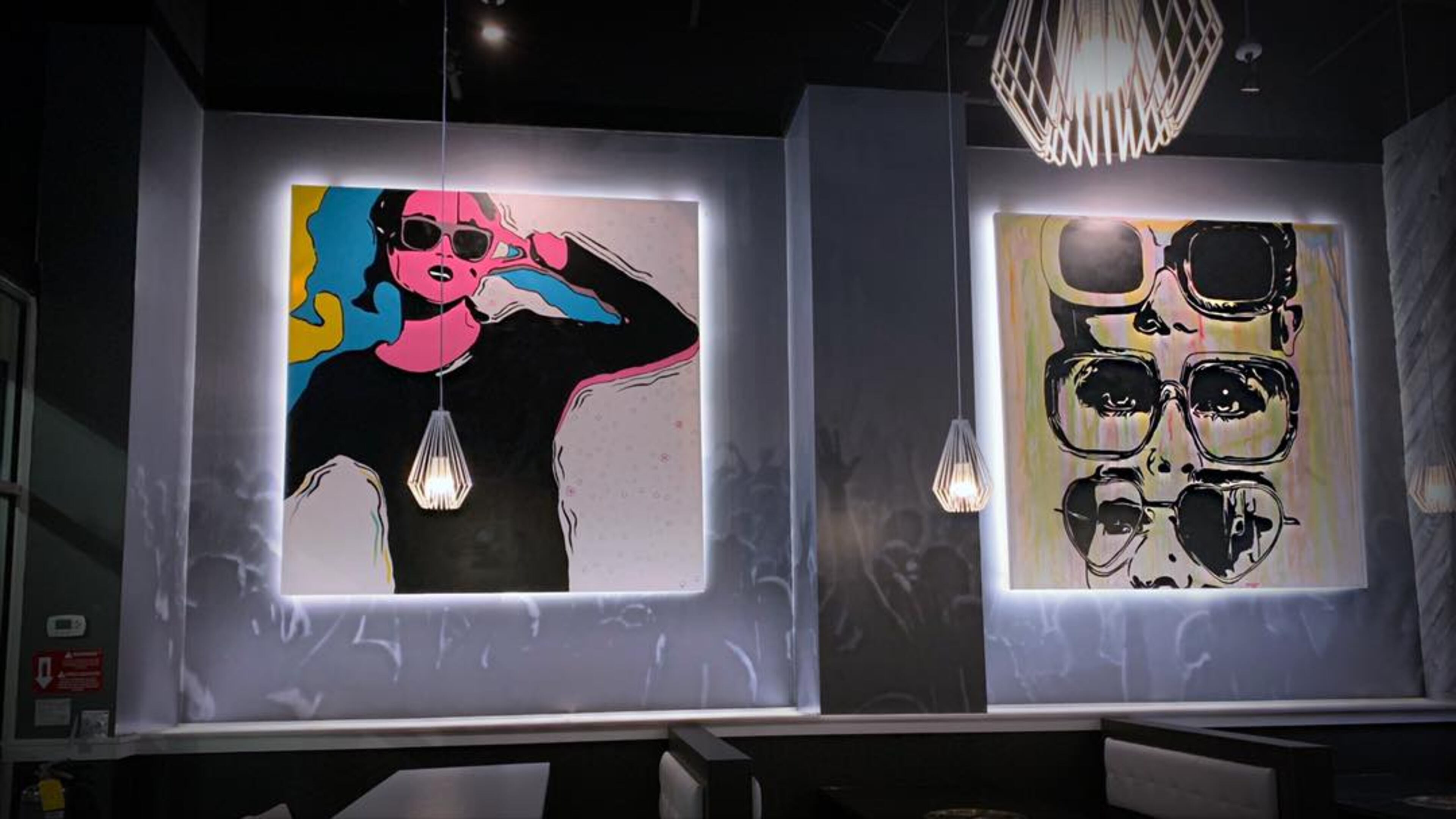 The interior of KPOP Korean BBQ & Grill in Woodstock.