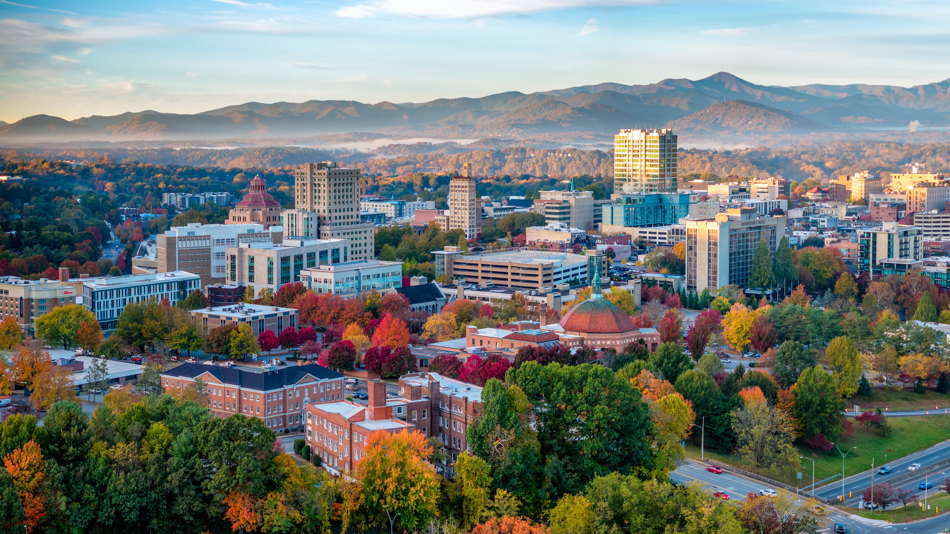 Nestled in the Blue Ridge Mountains, Asheville offers plenty of charm, natural beauty and plenty of things to do. (Courtesy of Explore Asheville)