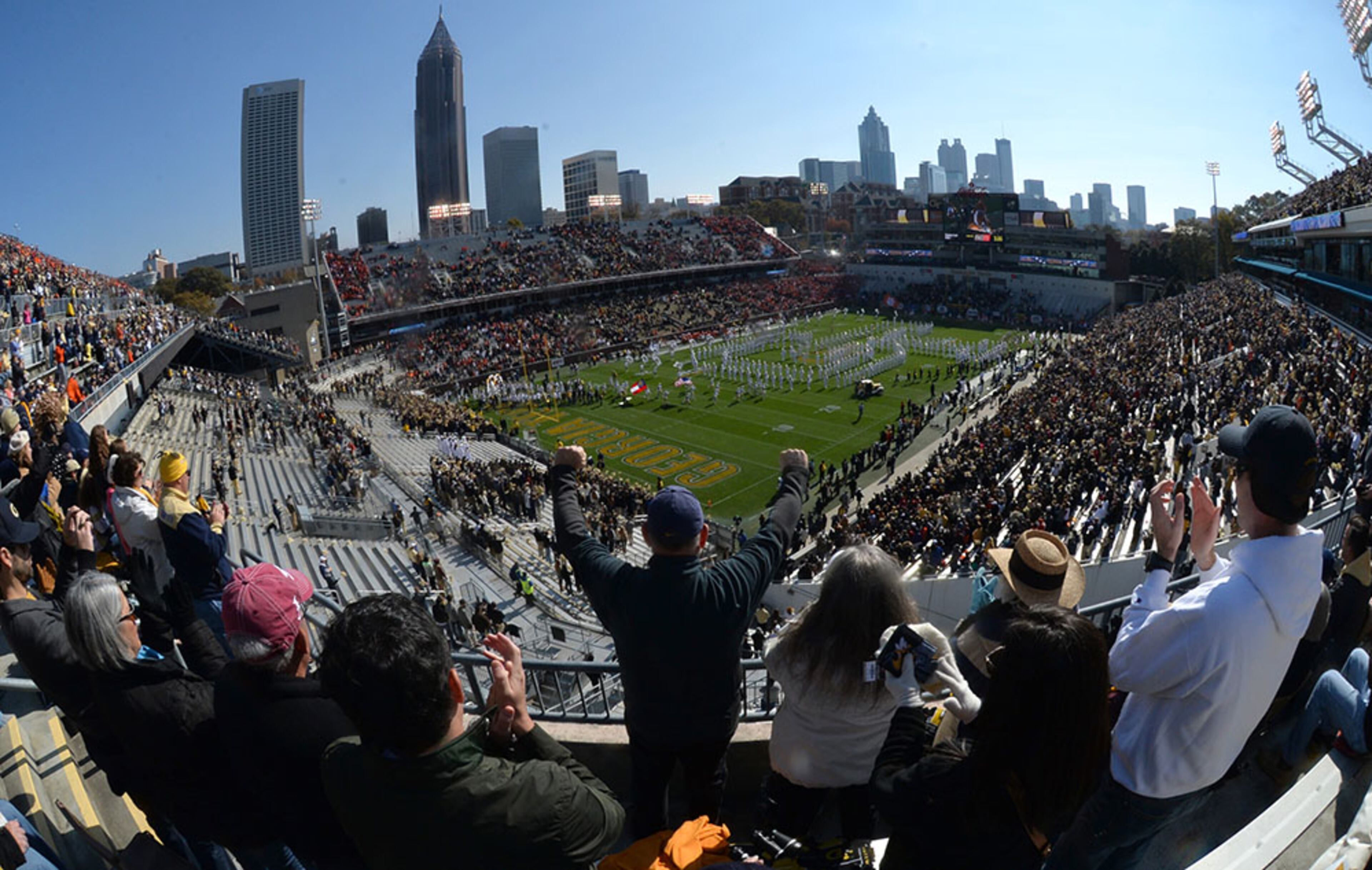ACC attendance held steady with 4,727,318 fans (50,291 average per game) coming to stadiums in 2014. Georgia Tech drew 291,113 total fans, an average of 48,519 per game.