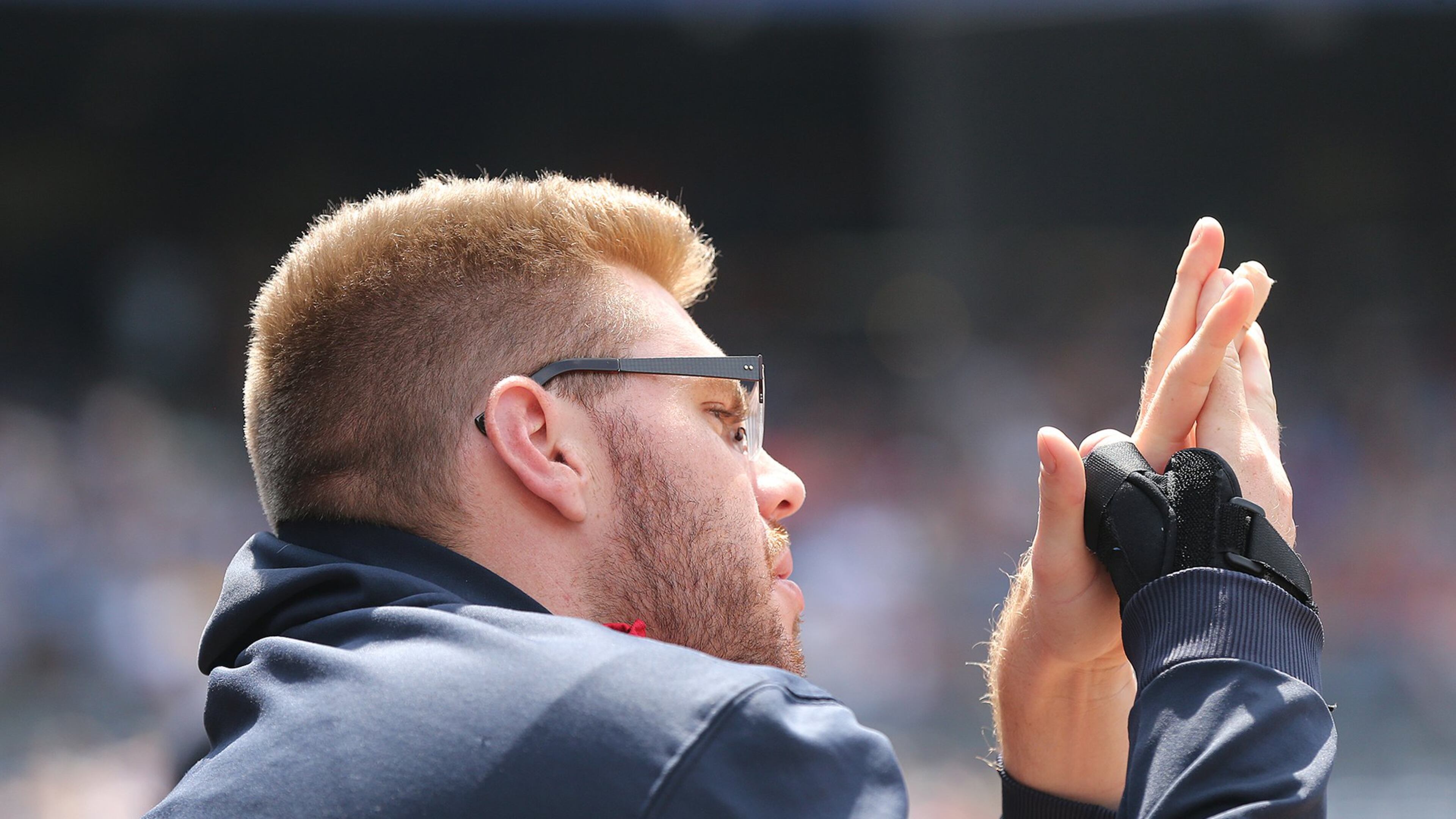 Freddie Freeman, who has been out since June 17 with a right-wrist injury, should return sometime between July 17 (first game after the All-Star break) and July 31, a Braves official said. (Curtis Compton/AJC file photo)