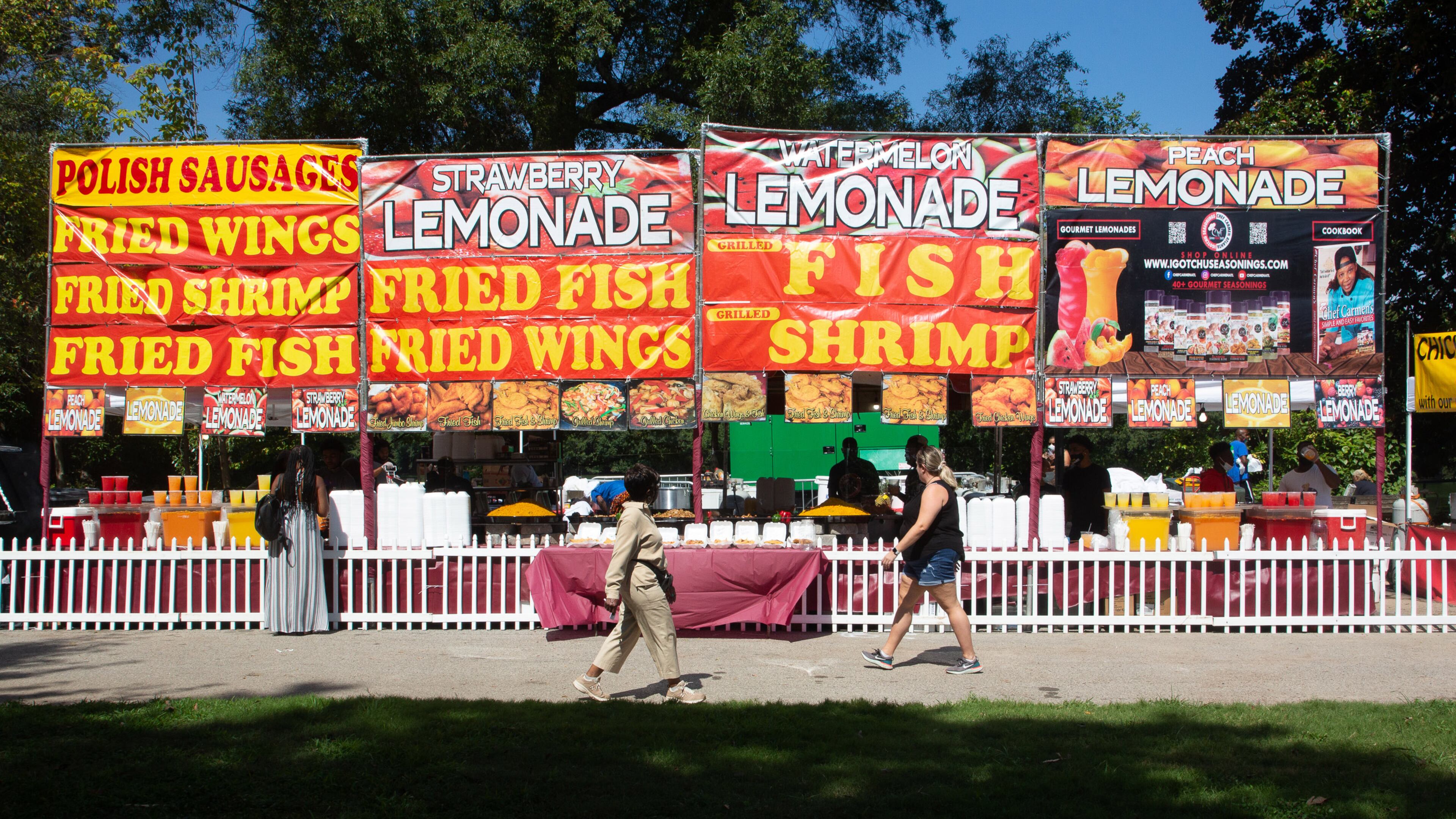 For its 48-year existence, the Atlanta Jazz Festival has not charged admission. It is funded by corporate sponsorships, donations to the nonprofit and fees paid by its vendors, among other line items. (AJC 2021)