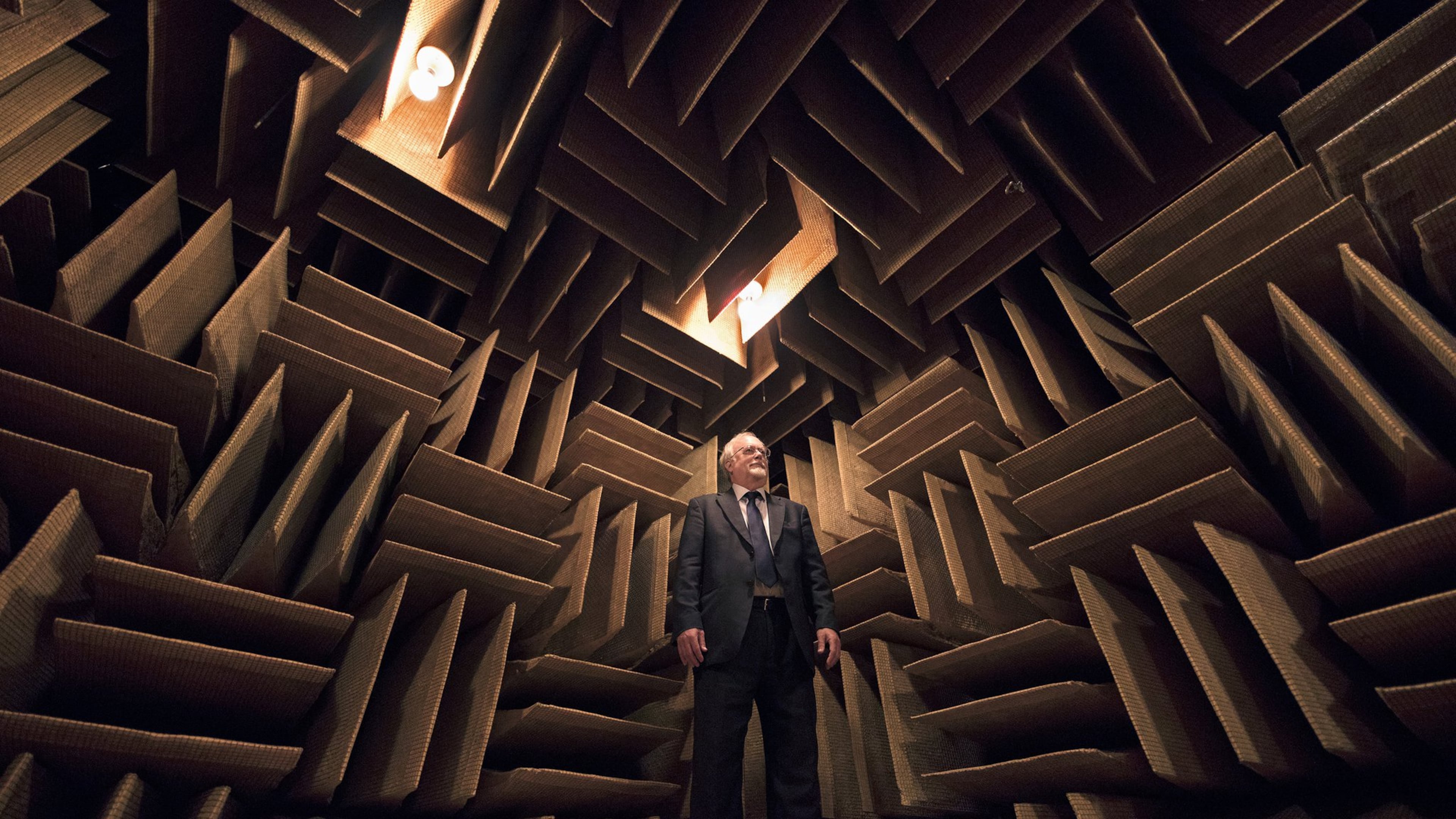Steve Orfield, owner of Orfield Laboratories, is interested in how the anechoic chamber could help people with PTSD or autism. (Brian Peterson/Minneapolis Star Tribune/TNS)