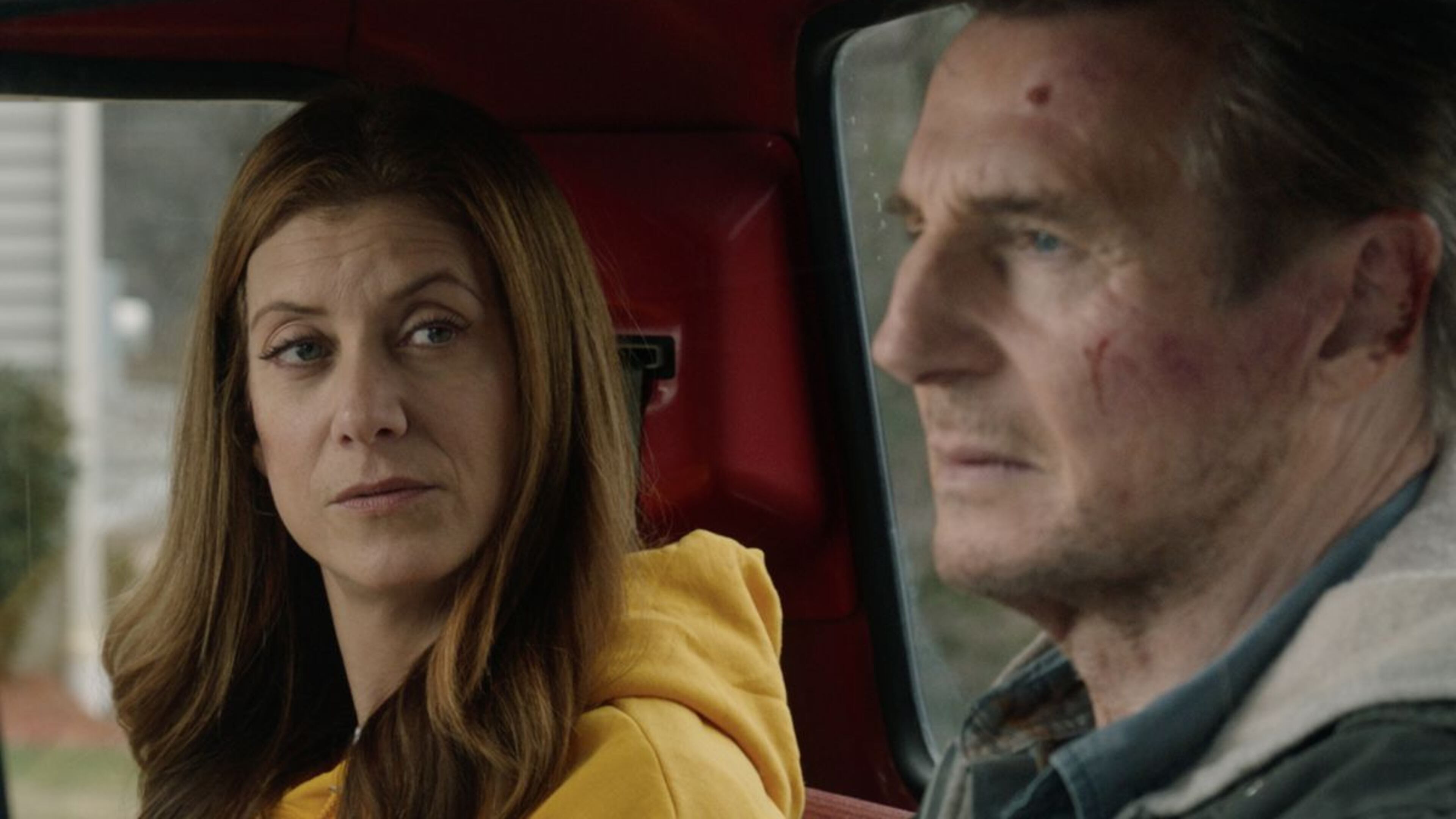 Liam Neeson and Kate Walsh star in "The Honest Thief," a thriller coming out October 16, 2020 in theaters. CR: Open Road Films