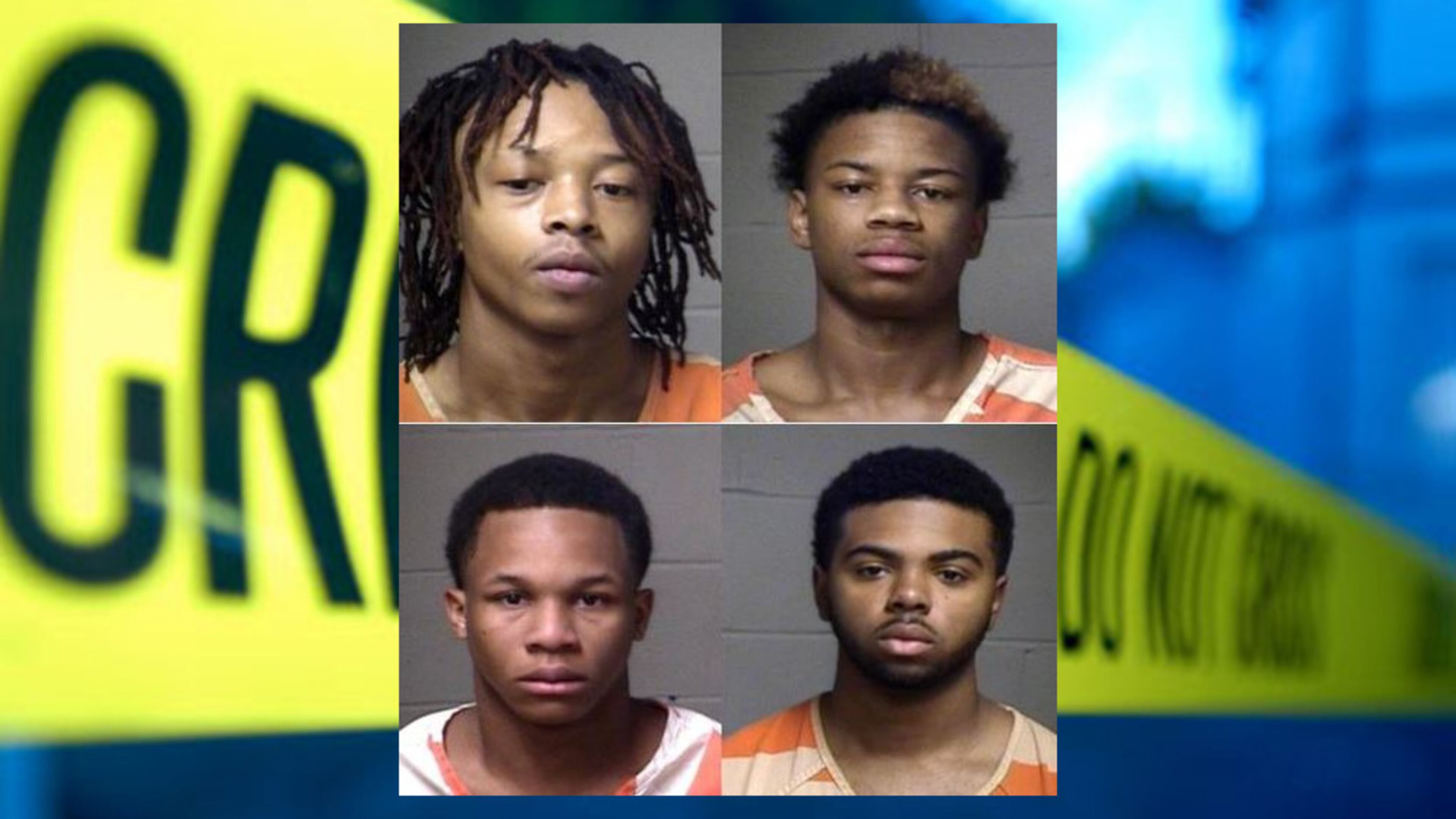 Top row: Keith Farrai Brannon (left), Cedric Dornell Arnold. Bottom row: Maurielle Jevar Williams, Michael Anthony Bannister