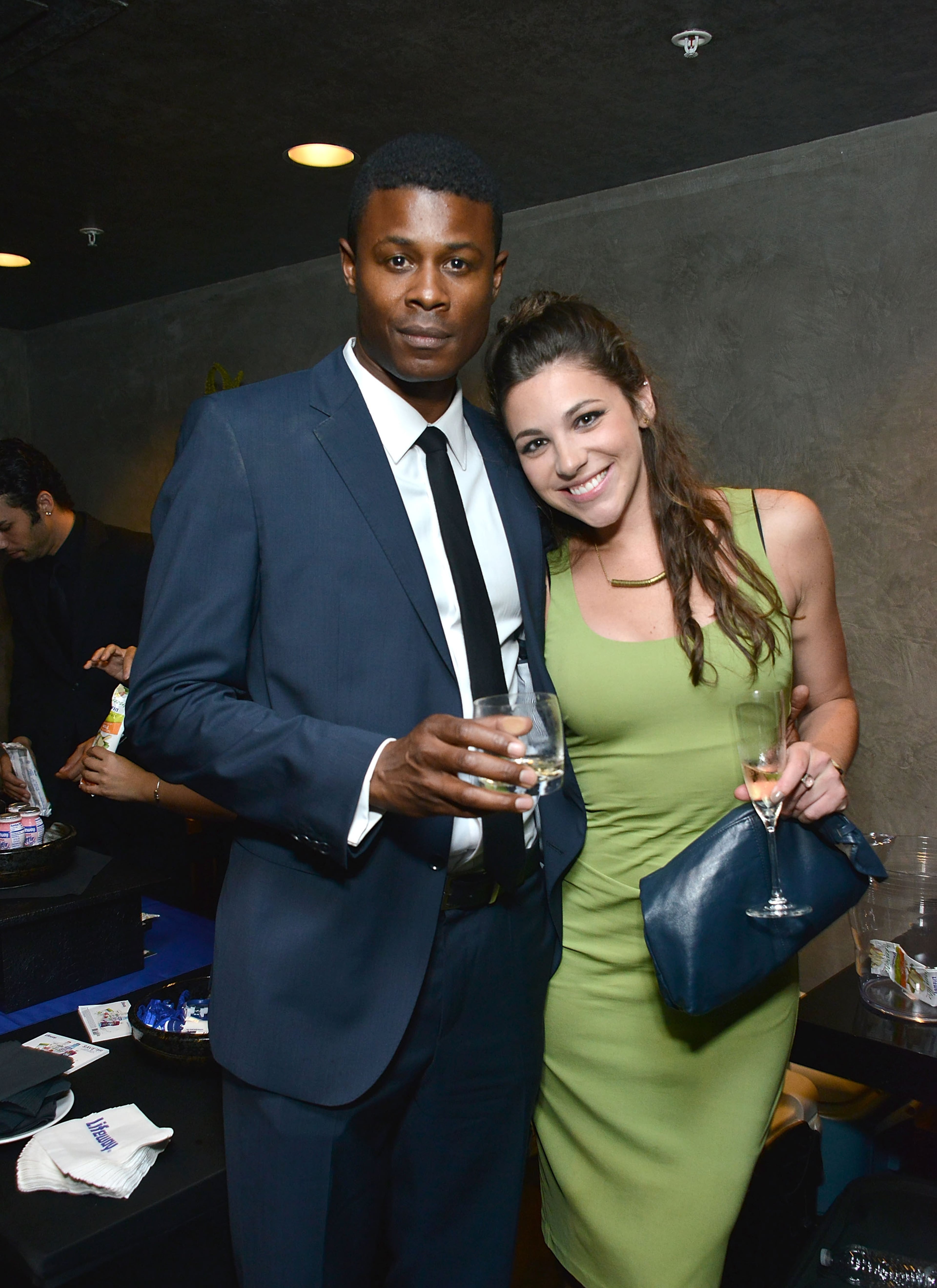LOS ANGELES, CA - AUGUST 17: Pili Allen and guest attend the premiere of the Weinstein Company's 'No Escape' at Regal Cinemas L.A. Live on August 17, 2015 in Los Angeles, California. (Photo by Araya Diaz/Getty Images for The Weinstein Company)