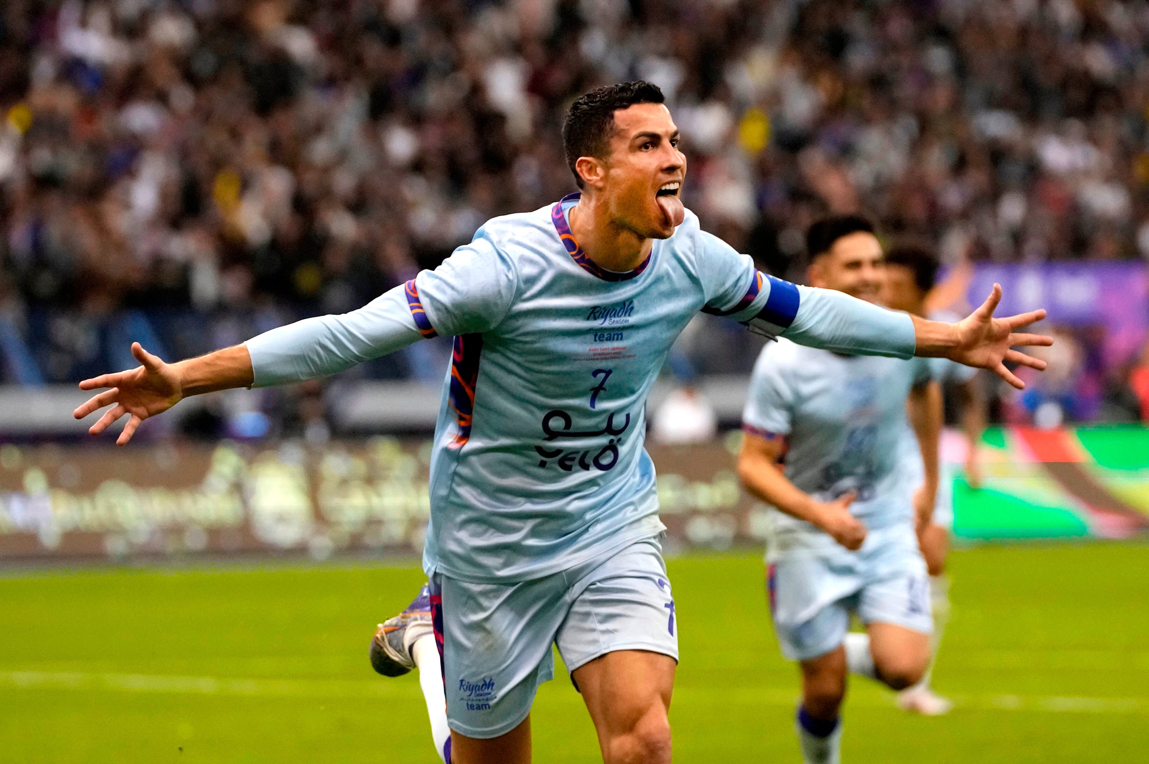 Ronaldo 100 Saudi Goals Soccer