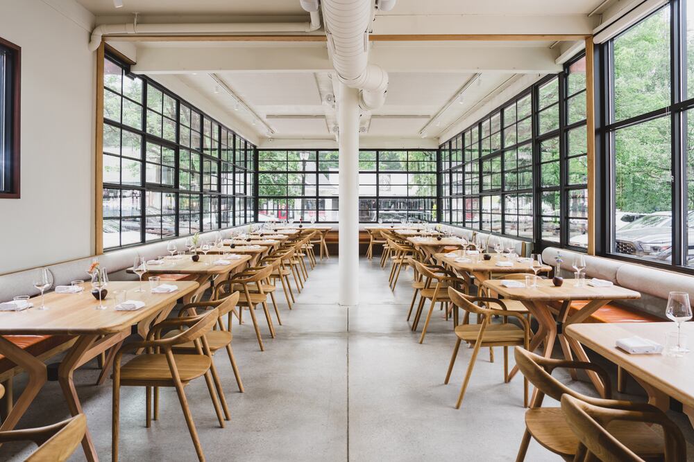 The light, airy dining room at So. Fox. (Dave Crawford/Courtesy of So. Fox)