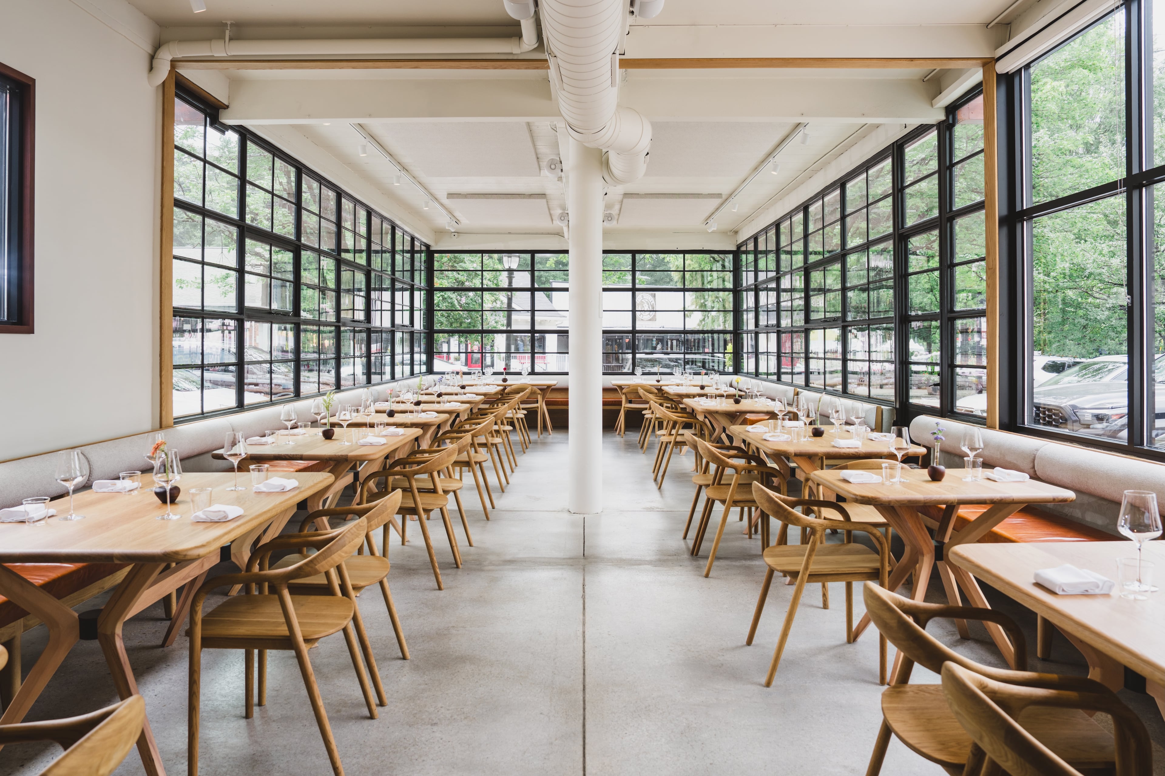 The light, airy dining room at So. Fox. (Dave Crawford/Courtesy of So. Fox)