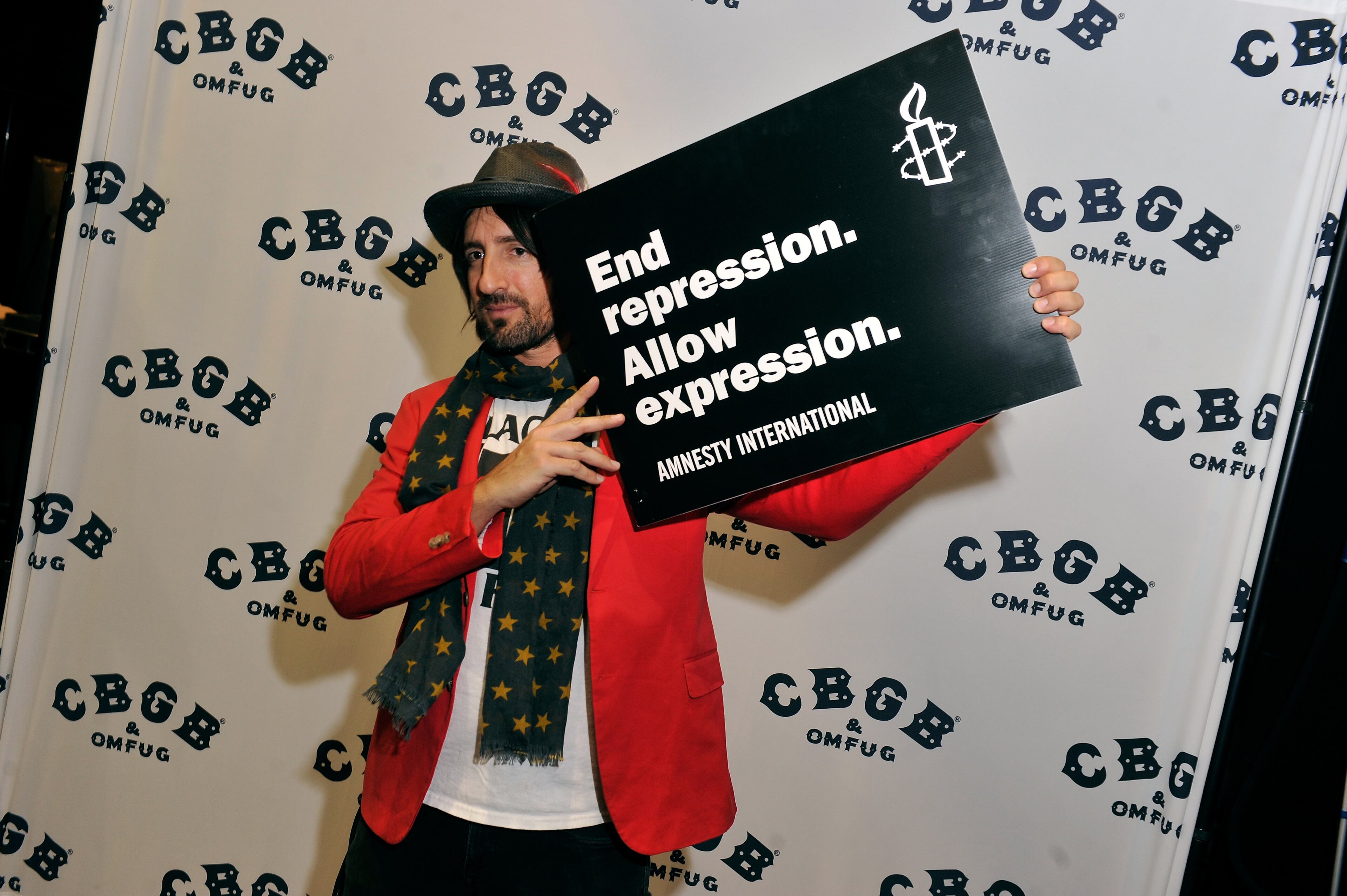 Musician Marko DeSantis attends the Amnesty International Concert presented by the CBGB Festival at Barclays Center on February 5, 2014 in New York City