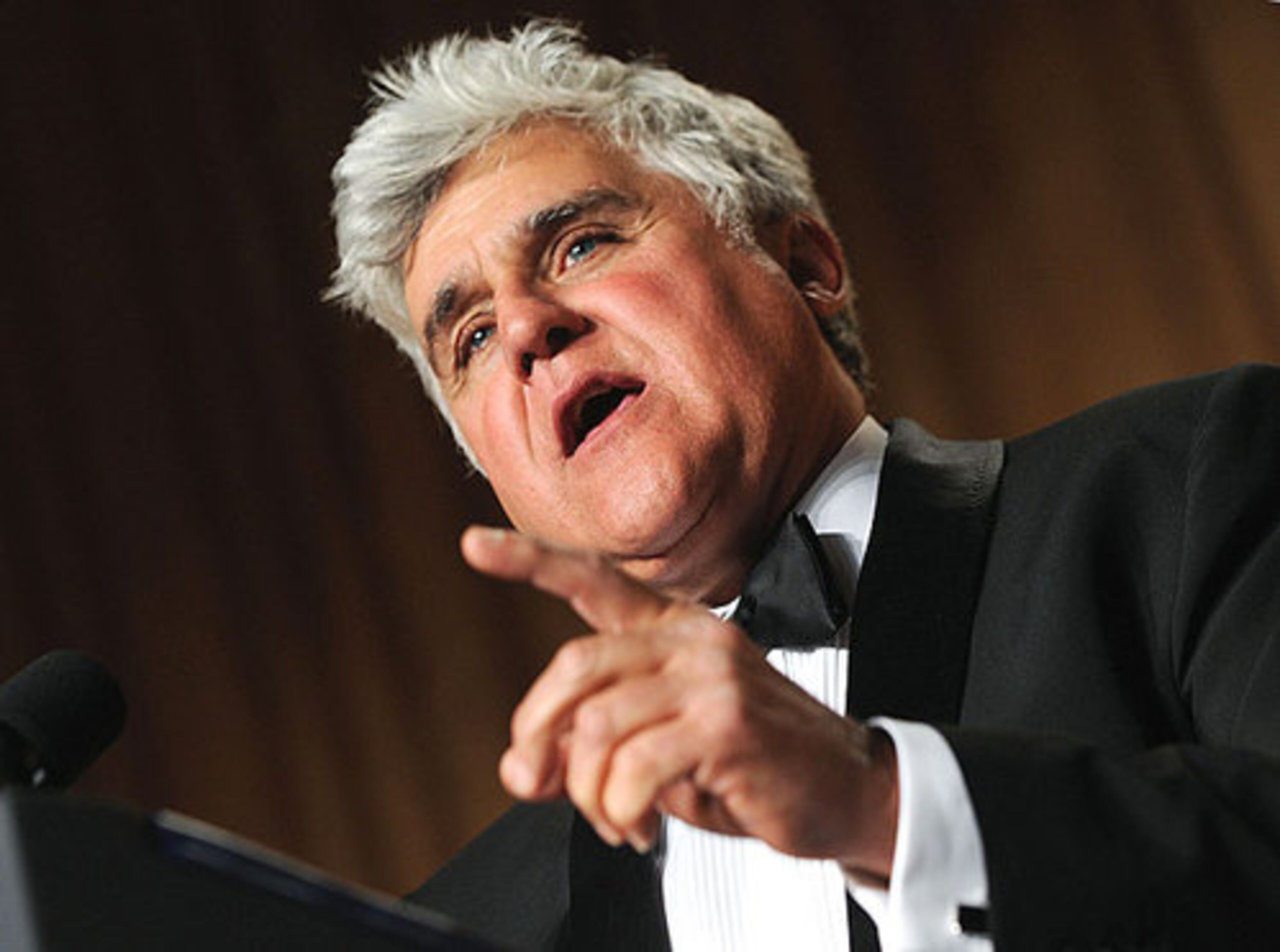 Comedian Jay Leno hosted the dinner. The dinner raises money for WHCA scholarships and honors the recipients of the organization's journalism awards.