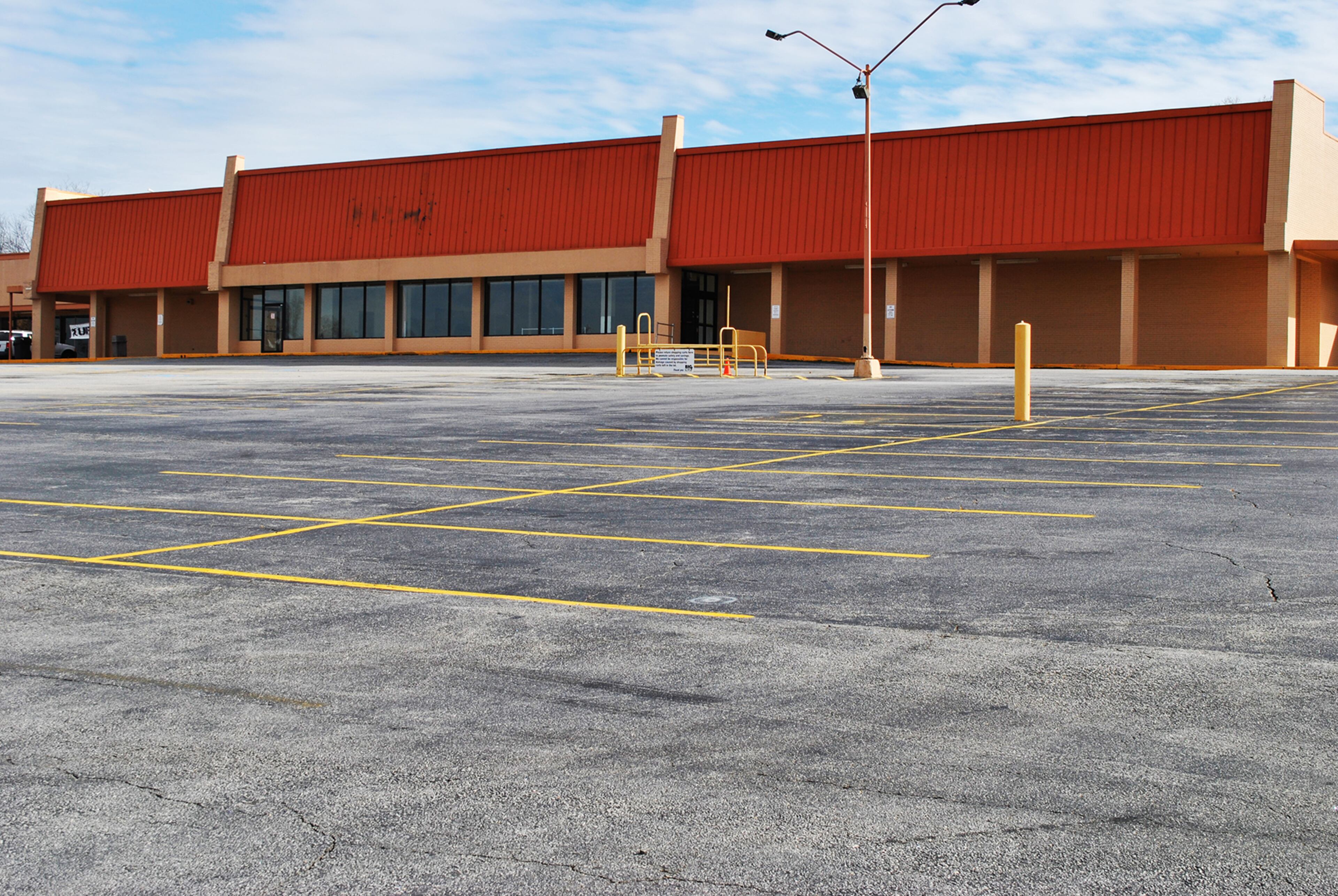 The aging Proctor Square retail center will be demolished to make room for The Village in Duluth, a $64 million mixed-use project. (Credit: City of Duluth)