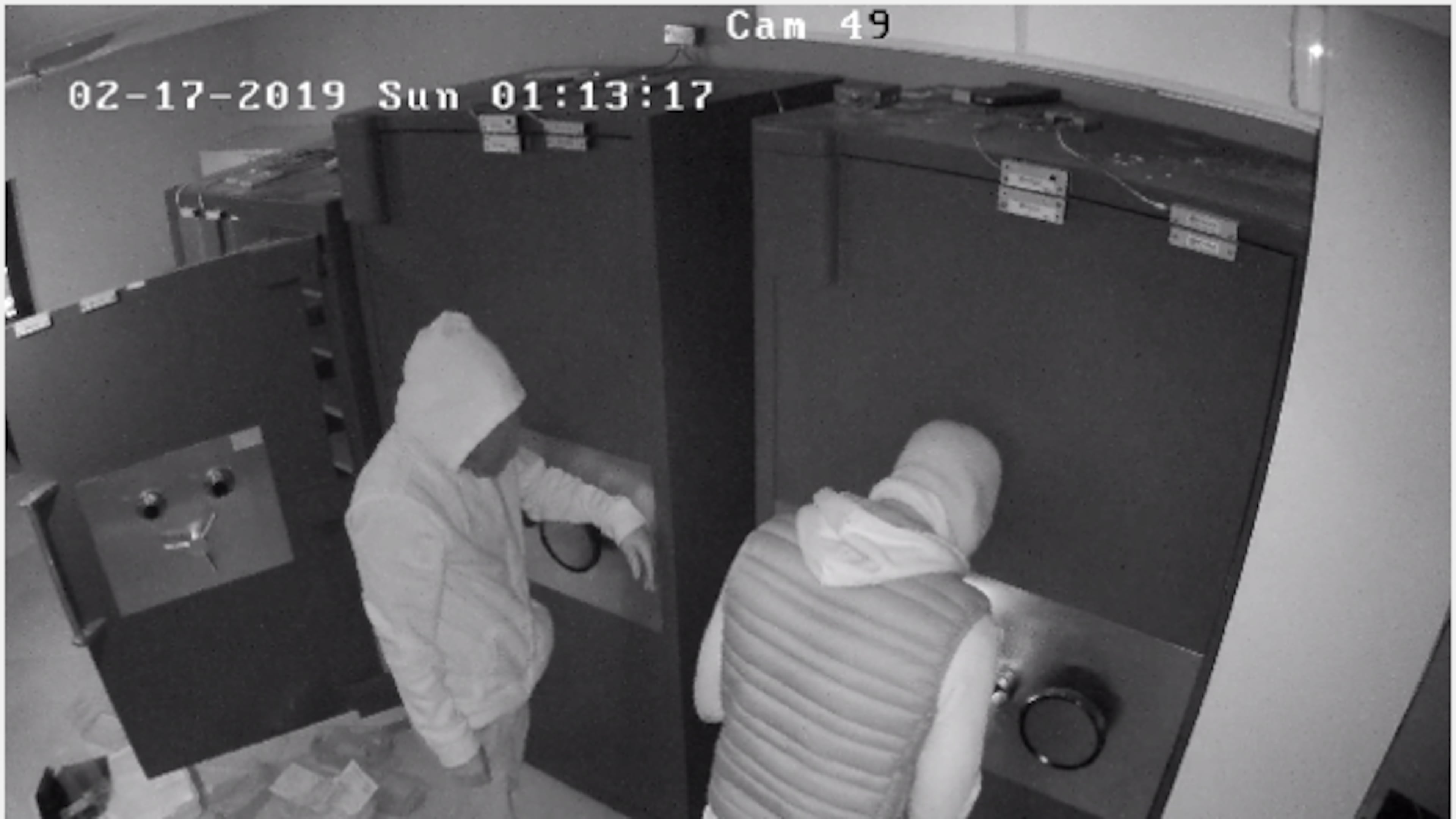 Atlanta police had been looking for these two masked gunmen who stole from the Icebox jewelry store in Buckhead.