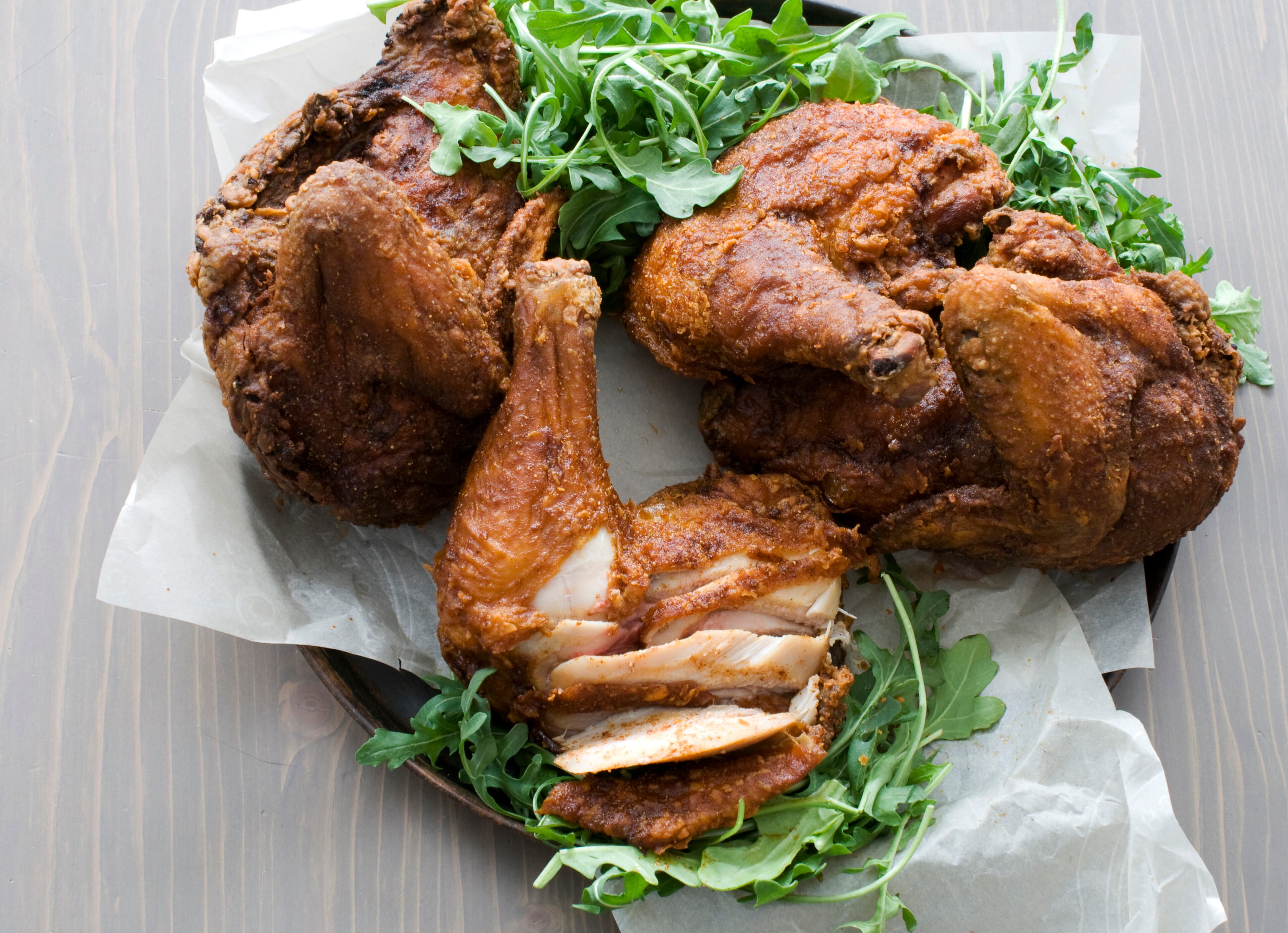 Nashville's signature dish is hot, crispy fried chicken.