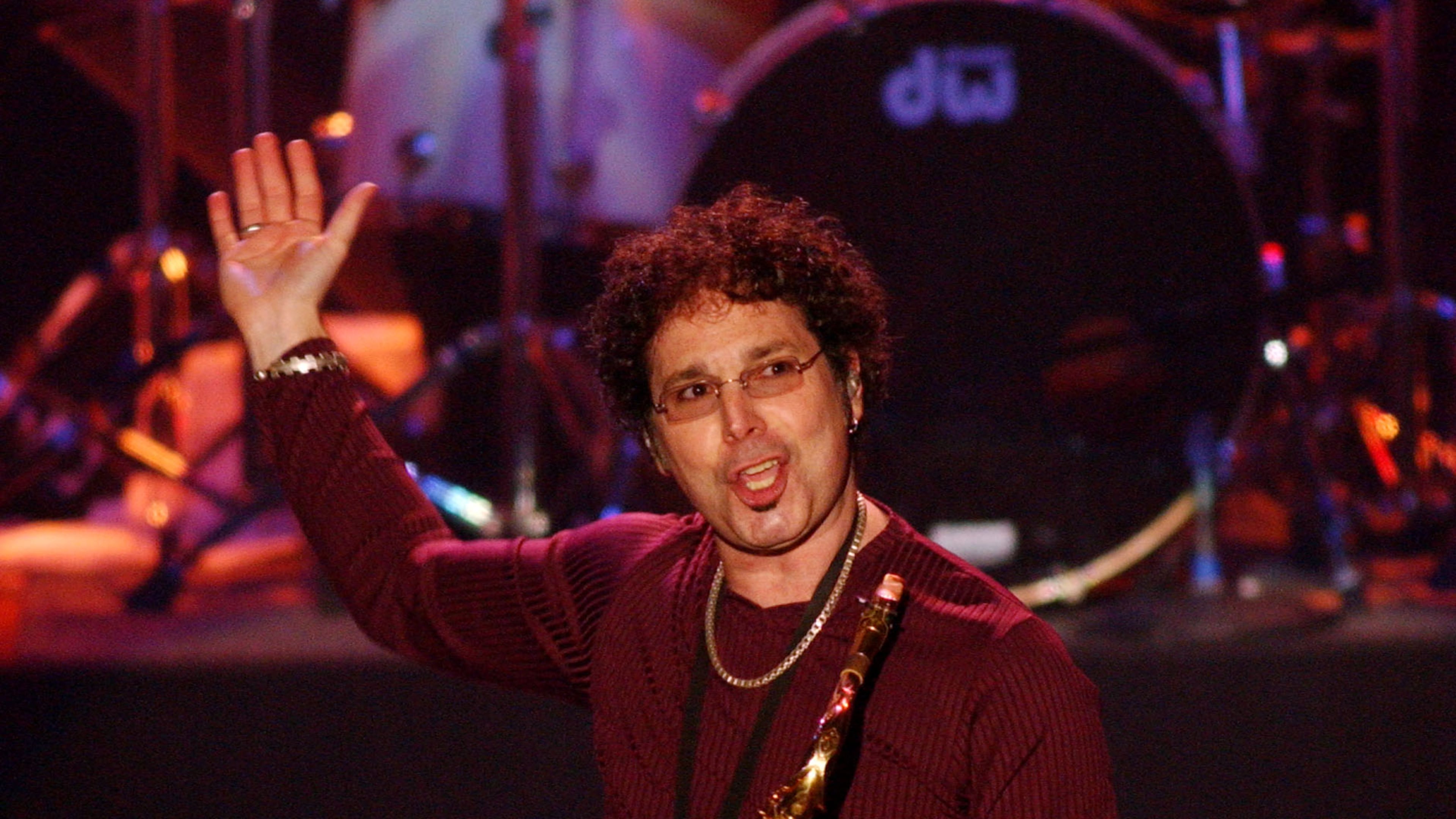 401788 11: Boney James performs at the 3rd Annual National Smooth Jazz Awards where he won for Saxophonist of the Year, and Collaboration of the Year March 2, 2002 in San Diego, CA. (Photo by David McNew/Getty Images)