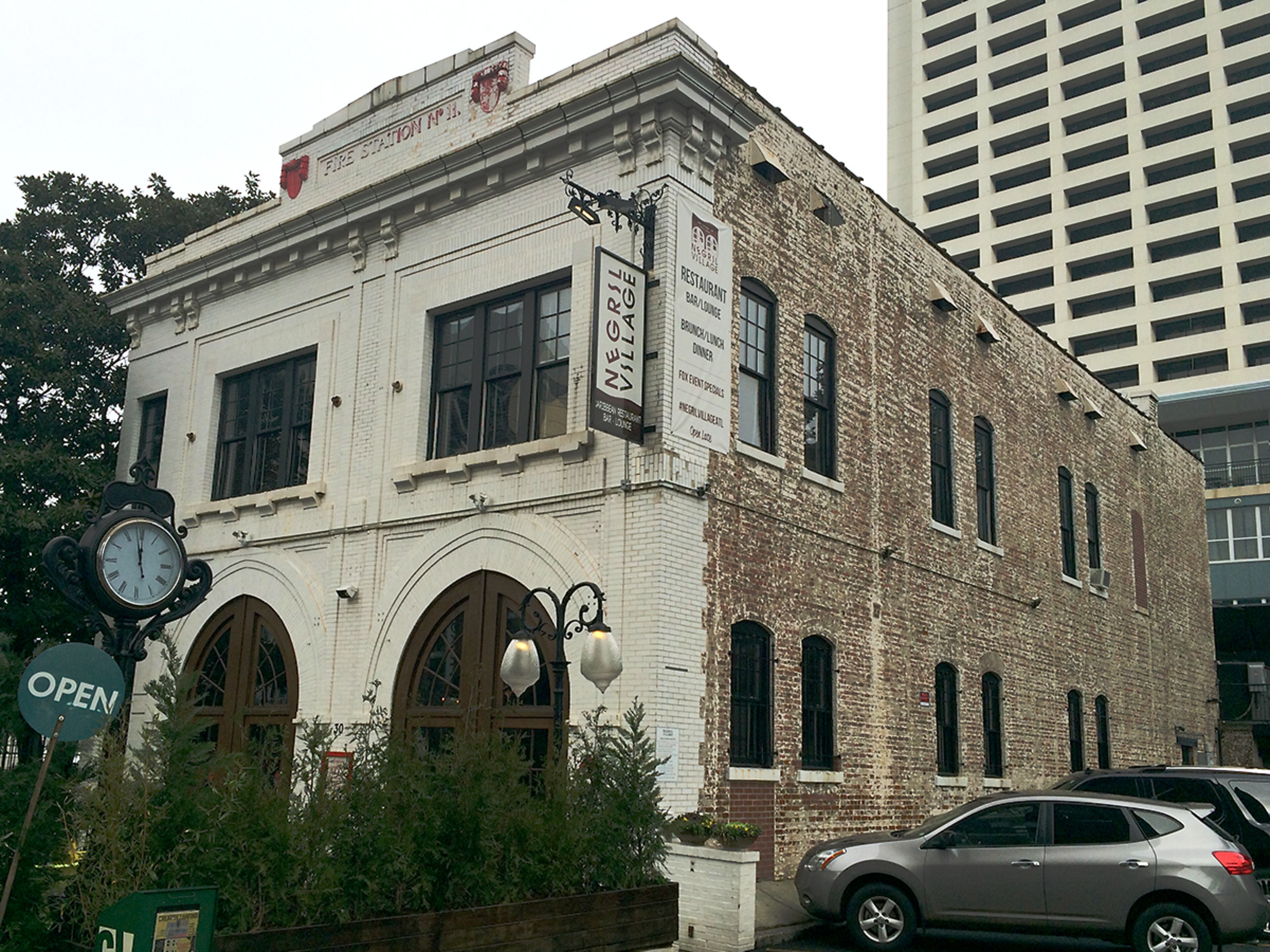 FIRE STATION #11 (30 North Avenue). Significance: One of the city's oldest fire stations, placed in service in 1907. Restored, adapted and currently in use as a restaurant. The APC is considering moving the building to its "Formerly Endangered" list. Read more here. (PETE CORSON / pcorson@ajc.com)